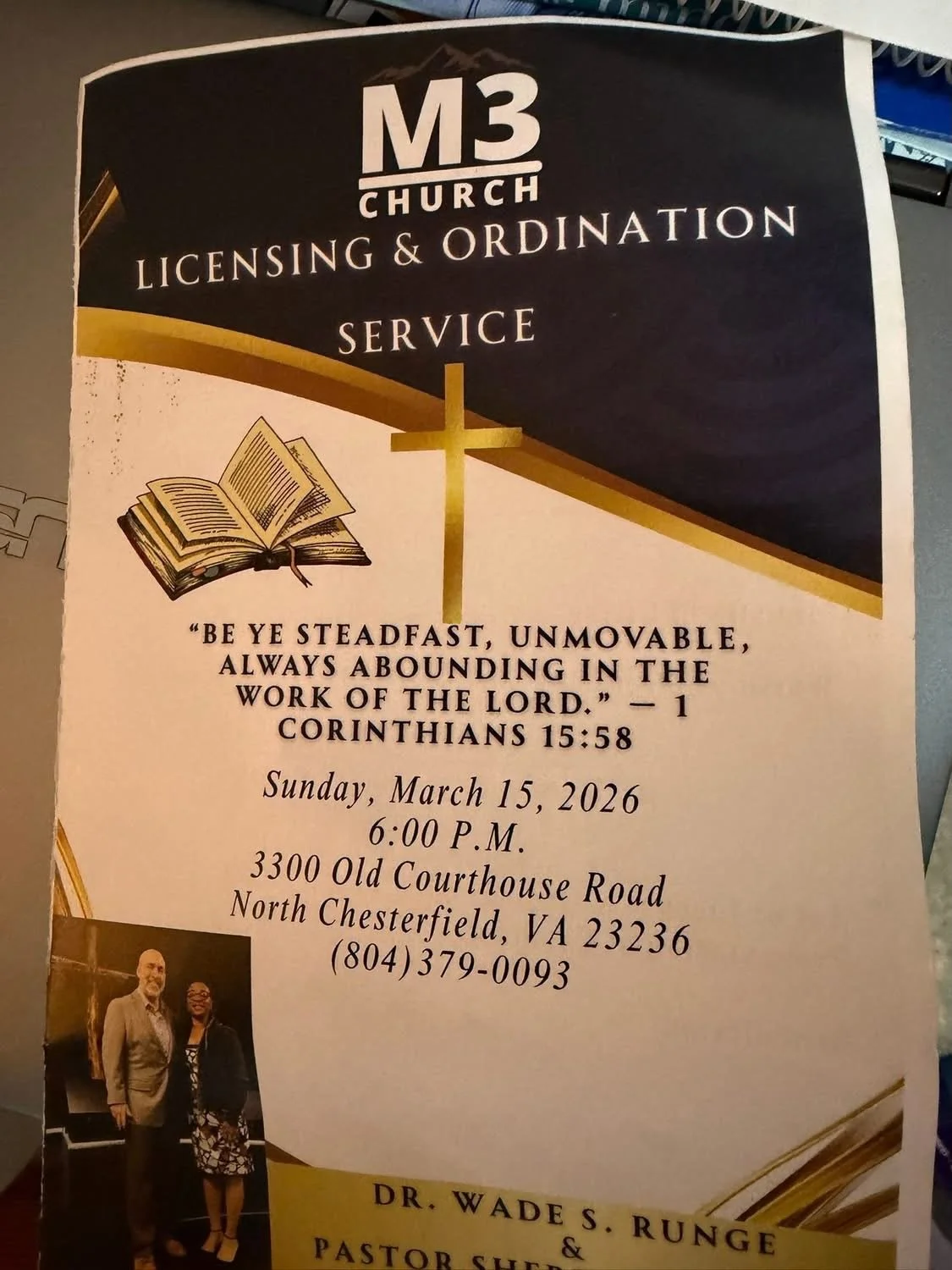Congratulations to all of our ordained and licensed members who were set aside to serve in ministry! What a beautiful and powerful moment in the life of our church. We give God all the glory for raising up servants for His kingdom. 

Thank you to Dr.