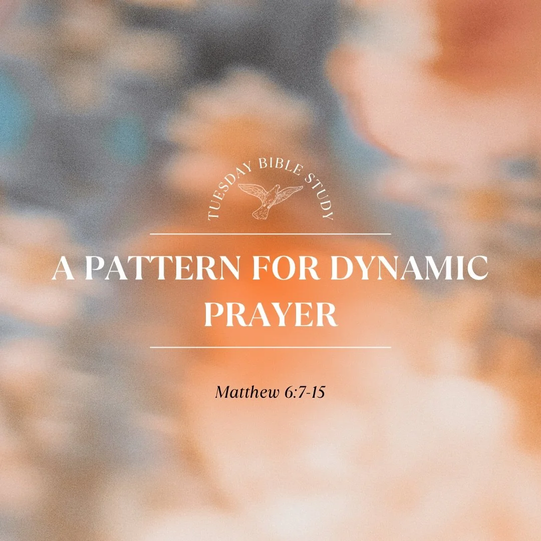 ✨ Tuesday Bible Study ✨

Tonight&rsquo;s lesson: &ldquo;A Pattern for Dynamic Prayer&rdquo;
📖 Matthew 6:7&ndash;15

Prayer is more than repetition &mdash; it&rsquo;s relationship, surrender, and connection with God. Join us as we dive into the model