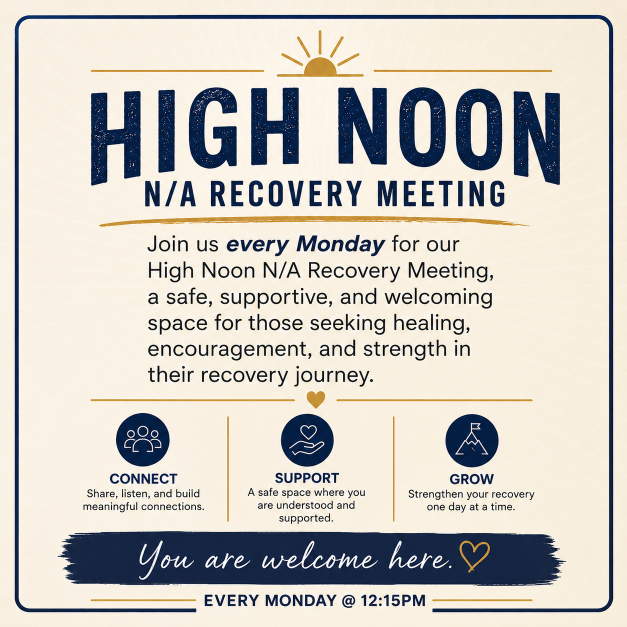 Not High Noon NA Recovery Meeting