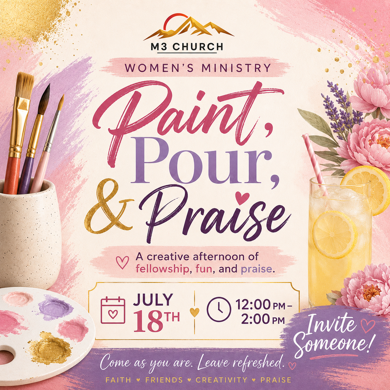 Paint, Pour, & Praise