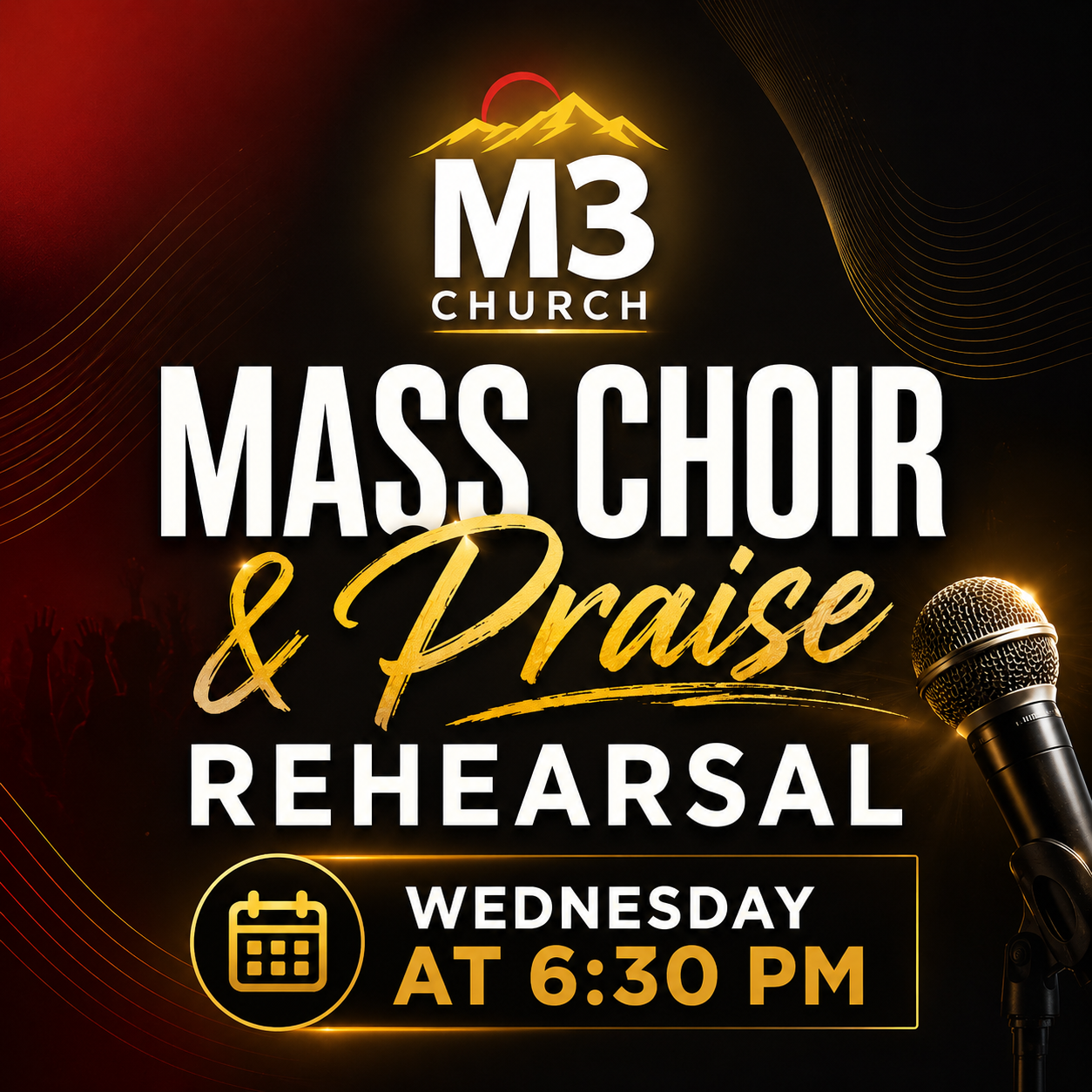 Mass Choir &amp; Praise Team Rehearsal