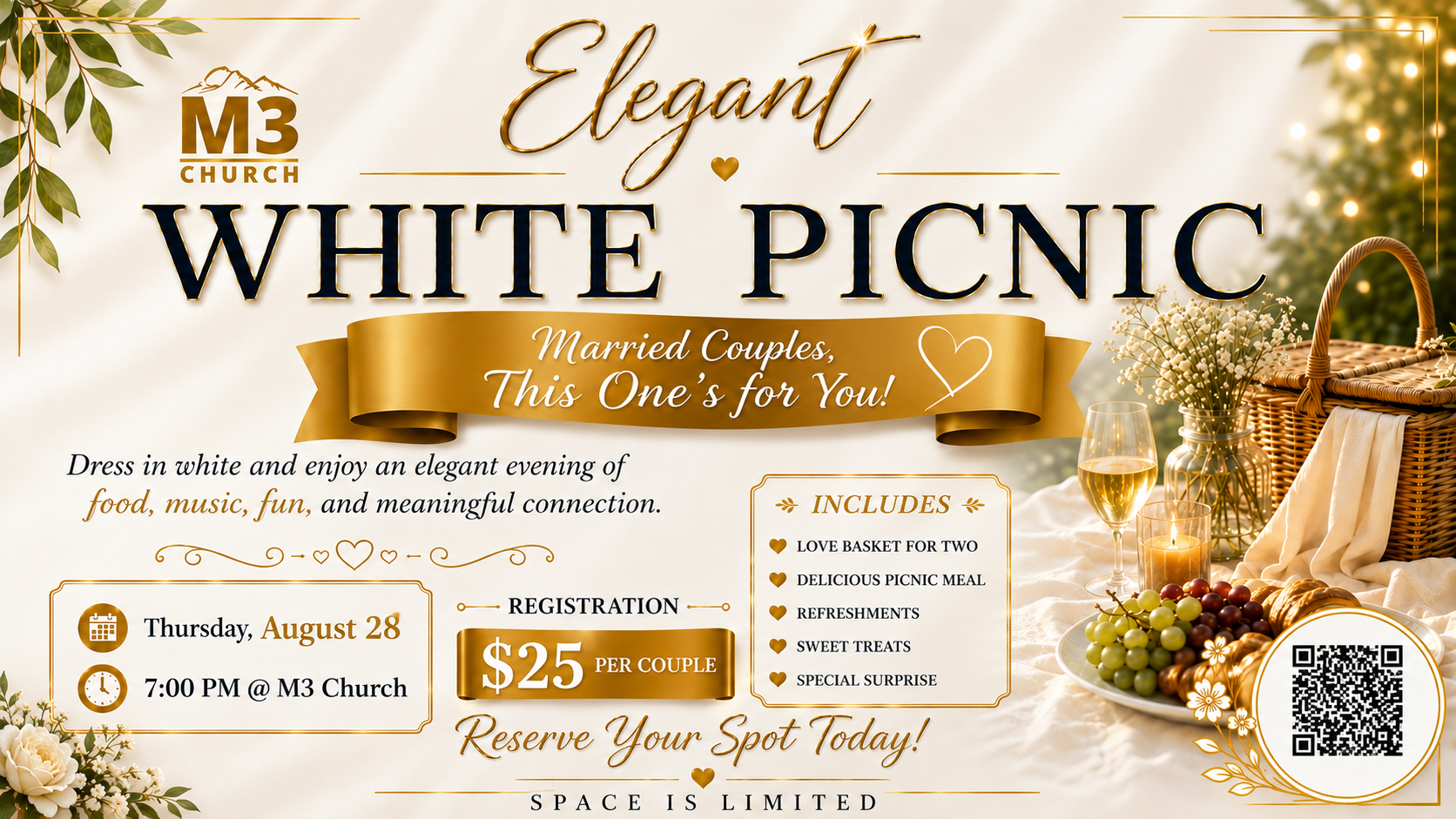 Elegant White Picnic