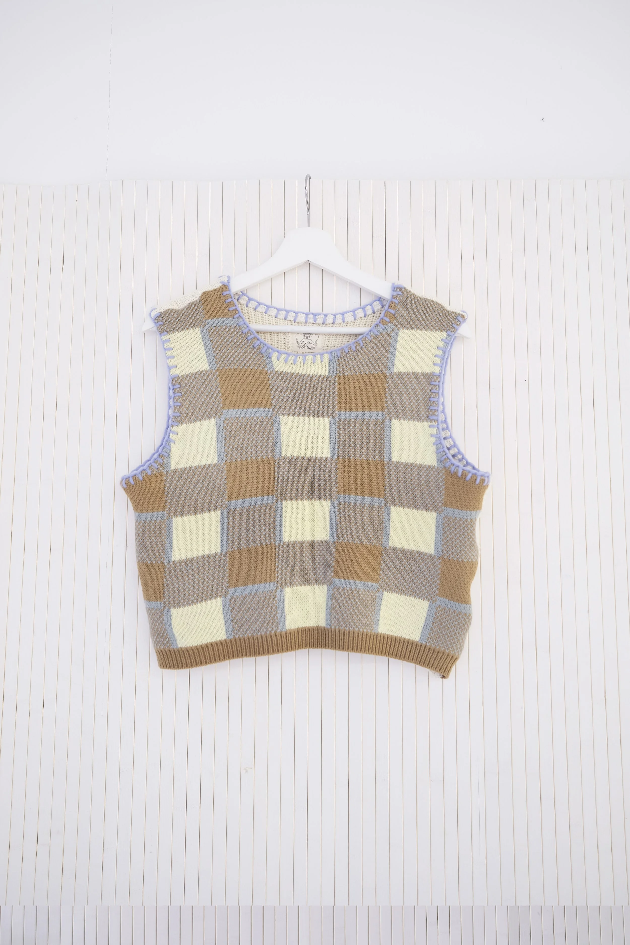 Check Sweater Vest