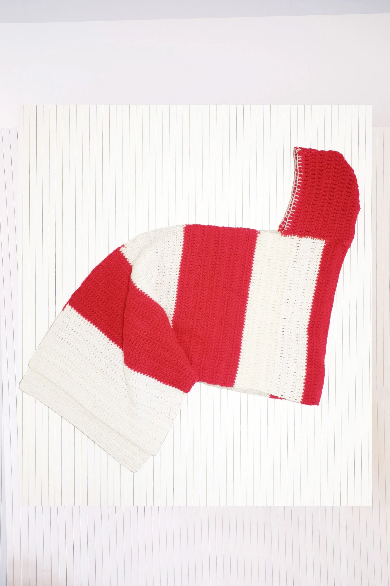 Red and white Stripe Snood