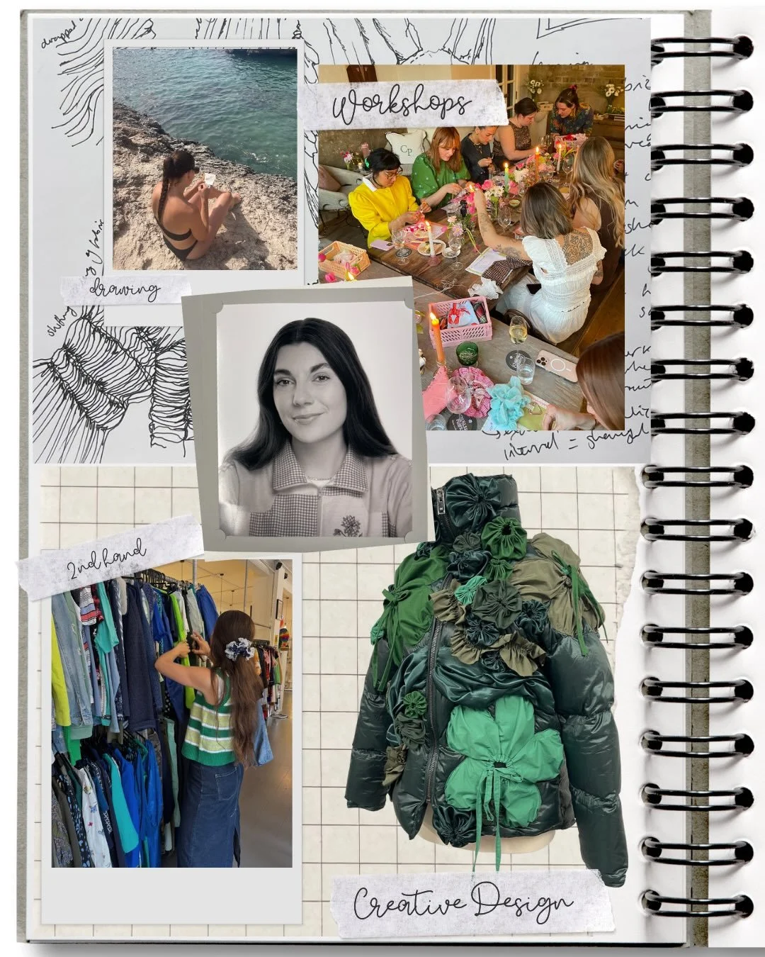 A collage for Substack which took so long I need to share it on here( can u tell I just join the rest of ig with @canva_uk pro 🤪) but is a cute summary of all things LB: creativity &amp; design centred on repurposing the materials we already have ♻️