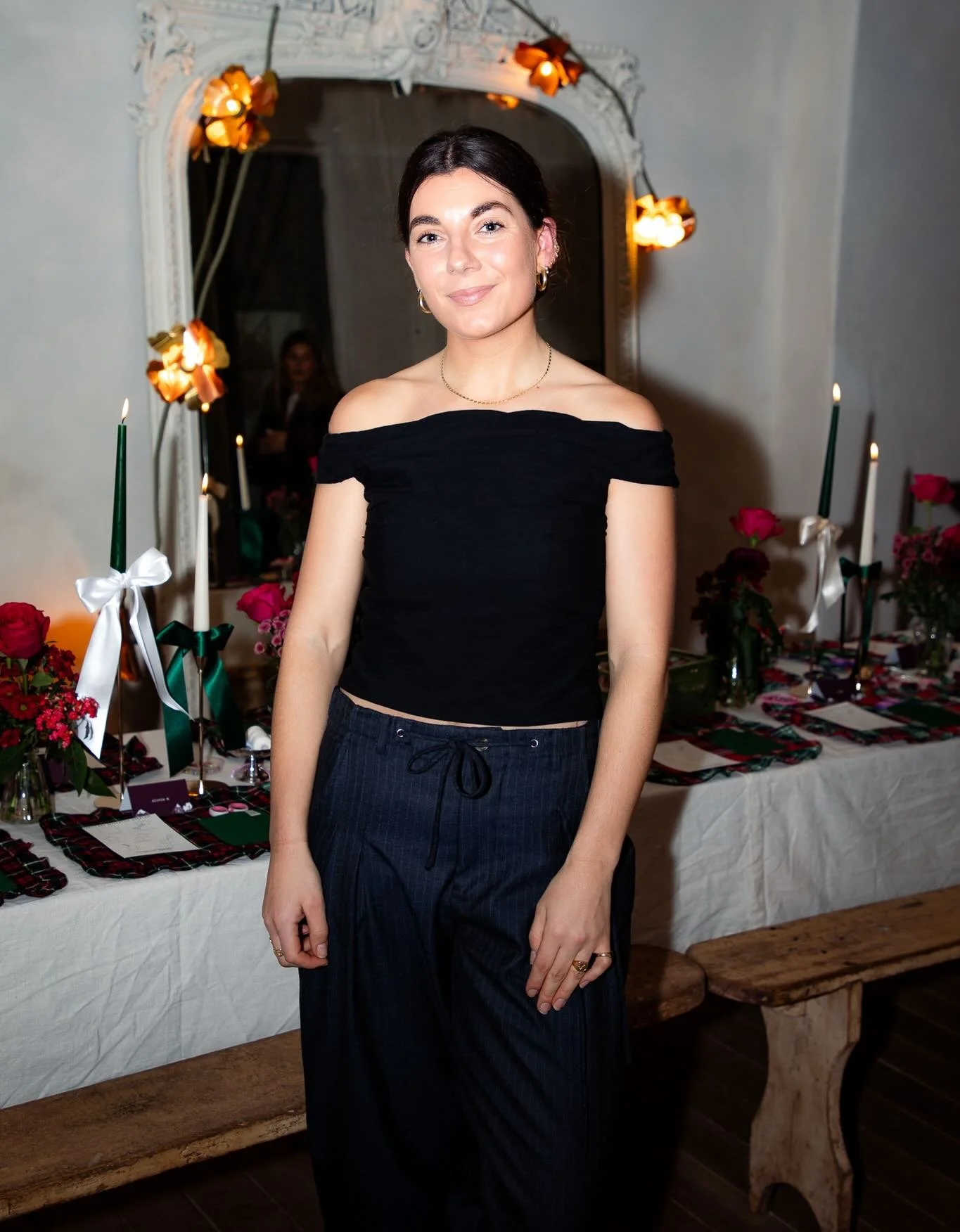 Xmas decs workshop with @chelseapeersnyc ✨💘🌟

Such a gorgeous evening where everyone learnt how to sew decorations made from off cuts from previous collections - I love this so much!! It&rsquo;s such a cute way to add circularity and sustainability