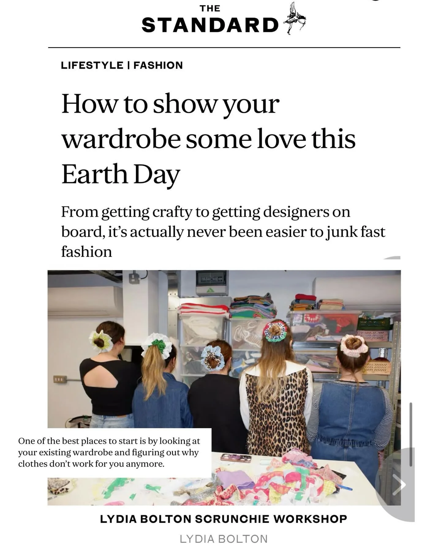 Recent LB press 🌟

Spoke to @thelondonstandard about how we can keep our clothes in our wardrobe for longer - from personalisation to simple adjustments and how we look after them (like using @unwworn to wash our clothes less!) thanks @swayedstudiop