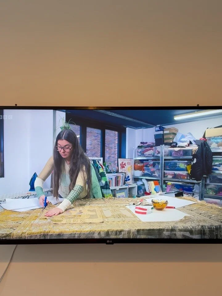 I&rsquo;m on the telly!! As an expert upcycler and sustainable designer as part of @bbc Shift the Thrift with @iamjoannapage ♻️💚

Watch me upcycle on eps 7, 10 &amp; 12 - the contestants found items in charity shops which I remade for them to auctio
