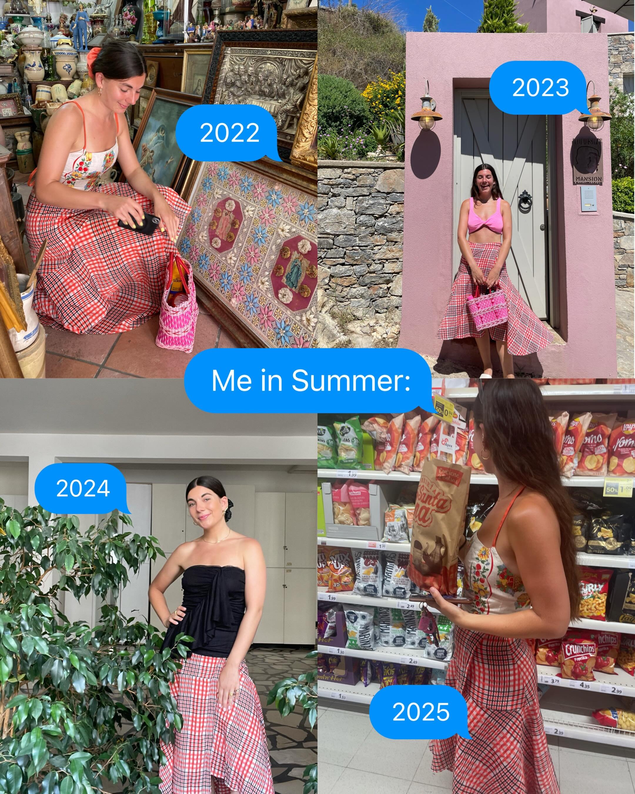 Just encase no-one told you recently, you don&rsquo;t need a new wardrobe for summer 💞💞 each year I rewear my ganni skirt from @vinted and think its such a good summer piece, can&rsquo;t wait to be wearing it 10 summers time 🍄

My main tip on havi