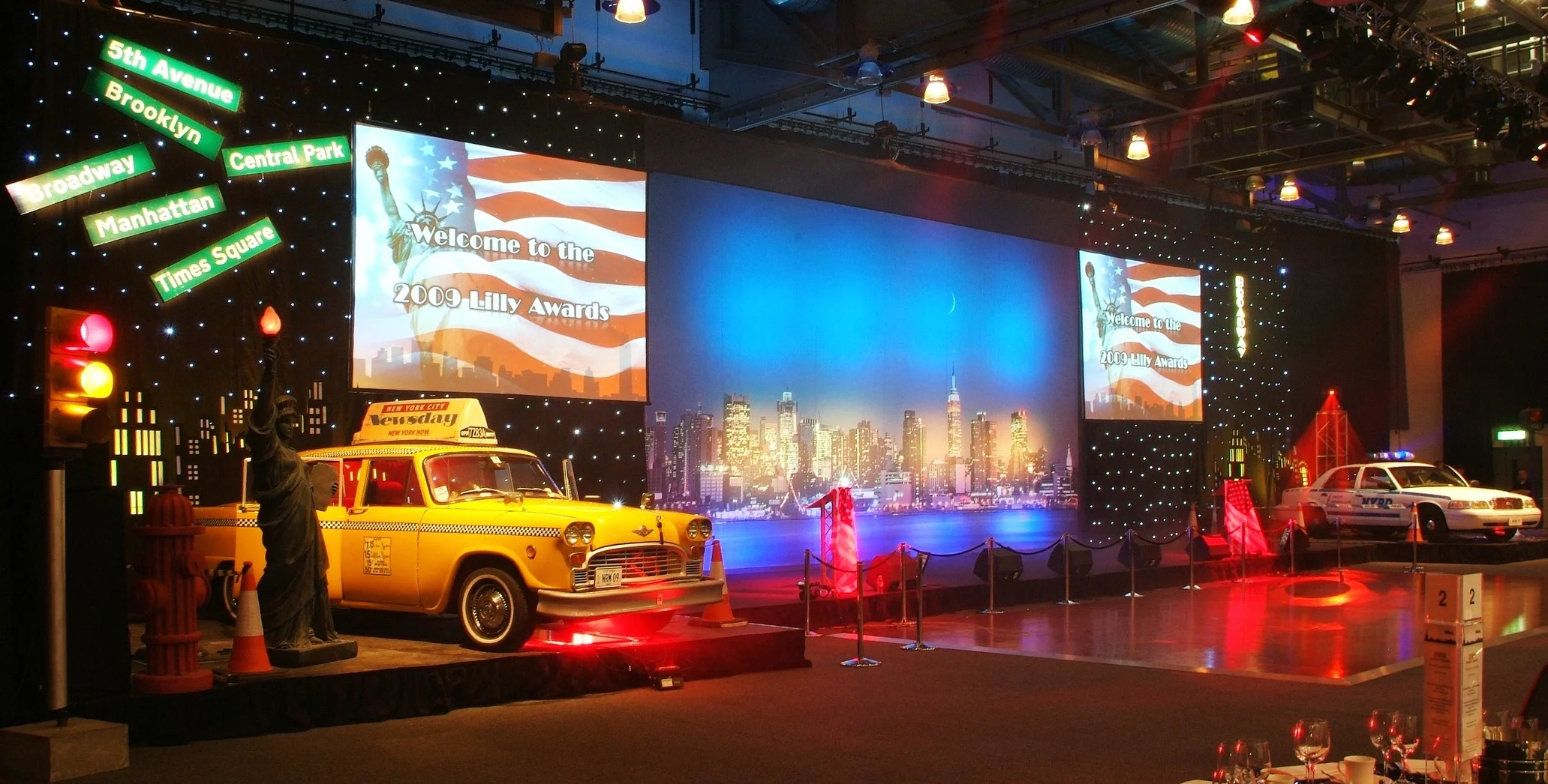 New York Themed Awards Dinner