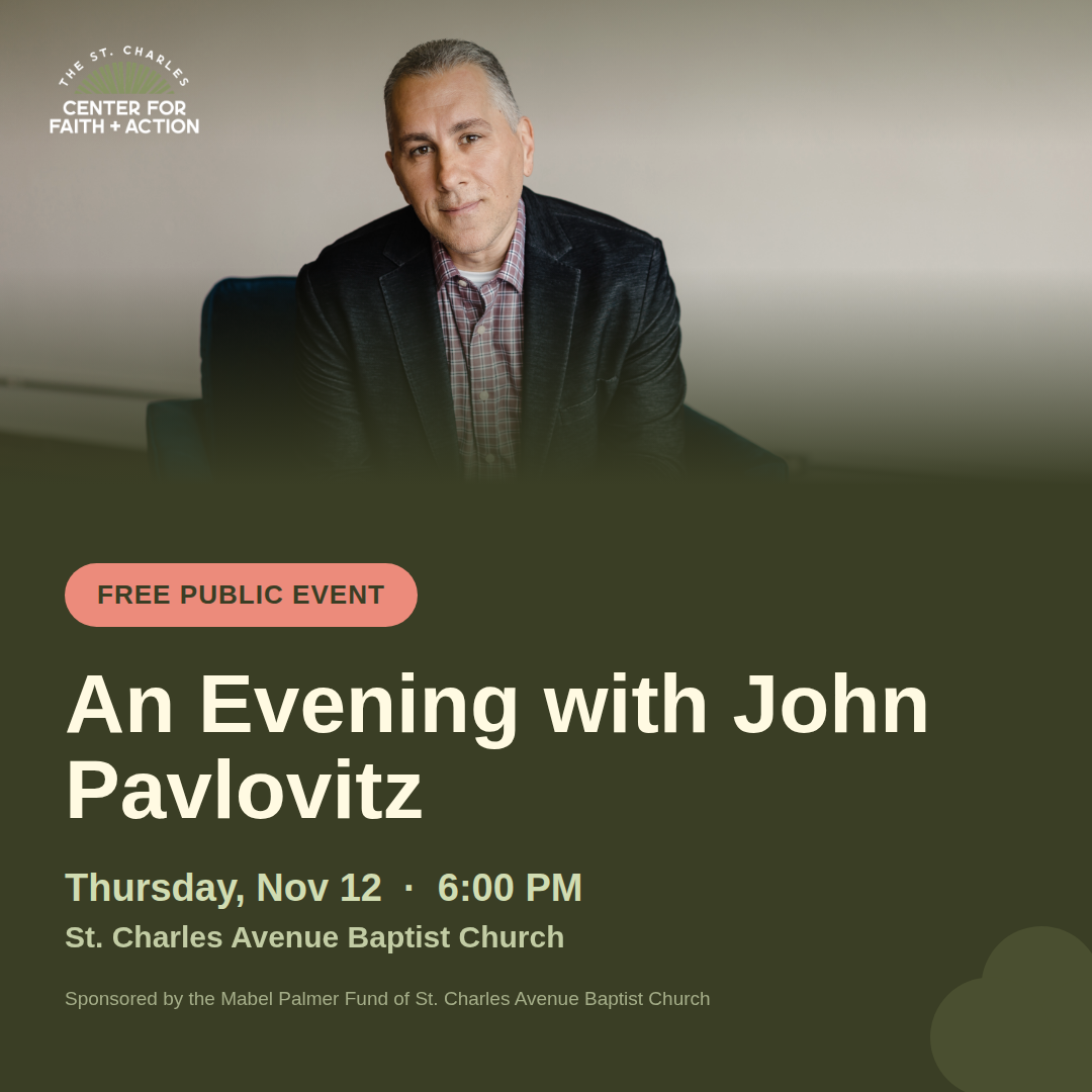 An Evening with John Pavlovitz