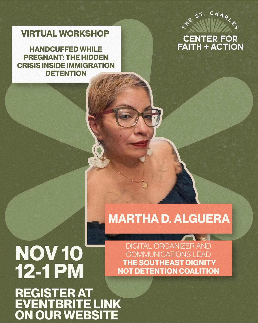 Handcuffed While Pregnant: The Hidden Crisis Inside Immigration Detention — Learning Over Lunch, November 10 2026