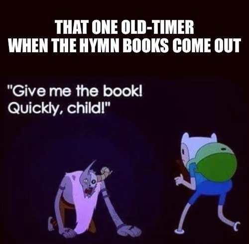 They&rsquo;ve earned their seat, and by golly they&rsquo;re not gonna get out of their seat until rehearsal is over. 
.
.
.
.
.
Nor should they have to! One day, we all should get the chance to have the youngsters bring us stuff. One of the best aspe