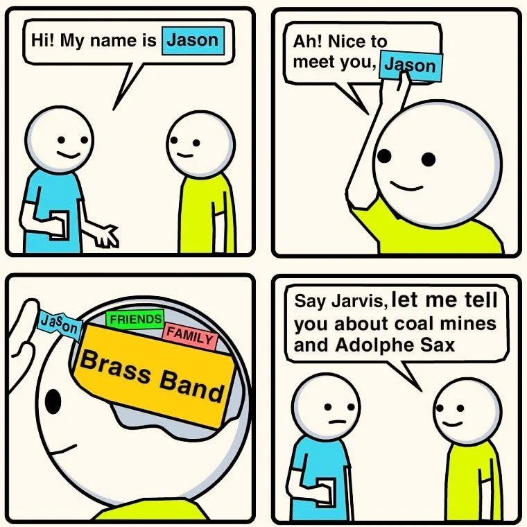 Keeping it simple for meme Monday this week.
We&rsquo;ve got big weekend plans playing for @mabbfestival 

Most of our brains are similarly at capacity for the time being.

Please check back next week for our regularly scheduled witticisms and dry hu