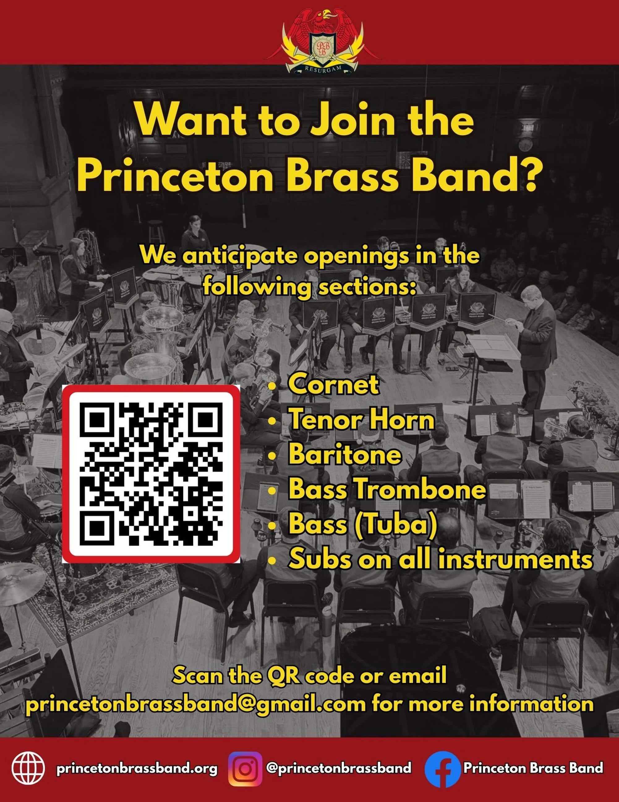 Have you felt the overwhelming desire to play the highest, lowest, softest, and loudest you&rsquo;ll ever be asked to play? Perhaps you&rsquo;d like to make music with people who are all dedicated to performing challenging repertoire at a high level?