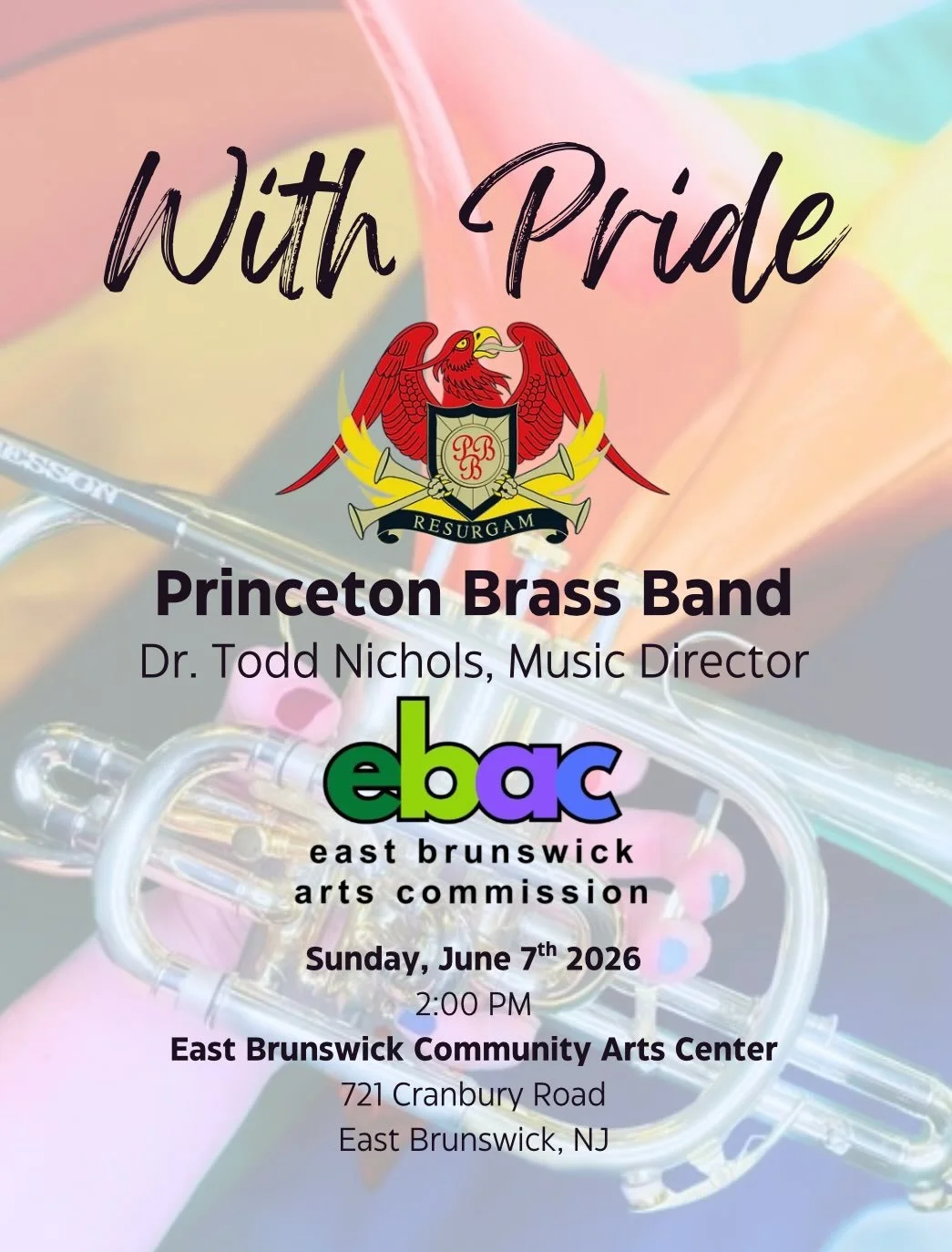 Happy pride month everyone! We are thrilled to announce our first pride concert this coming Sunday. We will be performing a great selection of LGBTQ+ anthems as well as some classic literature by queer composers. We will even have one tune originally