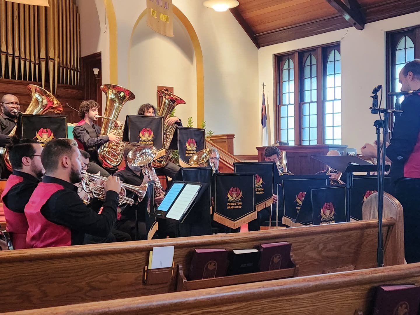 🎺 The Princeton Brass Band is back in action! 🎶
A big THANK YOU to everyone who joined us for our recent chamber music concert! We had a wonderful day filled with brass banding, great music, and even better company; all benefitting the Franklin Hig