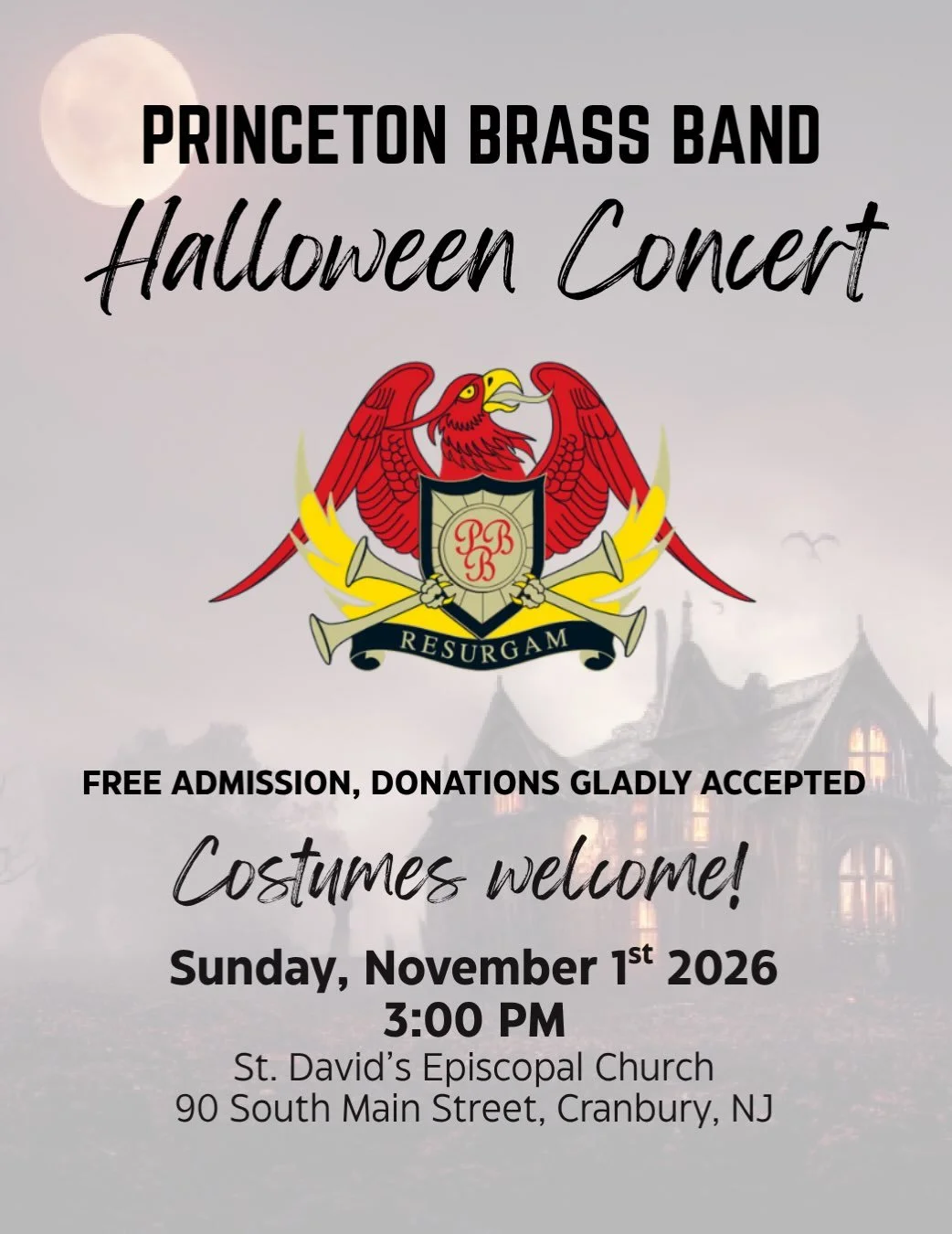 PROGRAM REVEAL

We hope to see all of you ghost and ghouls this Sunday for a concert you won&rsquo;t forget!