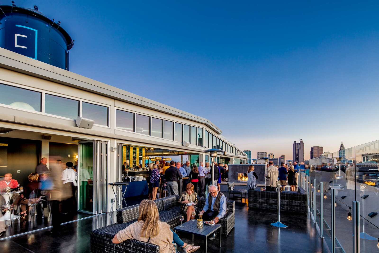 Landmark Building with the best rooftop view of Columbus View Project