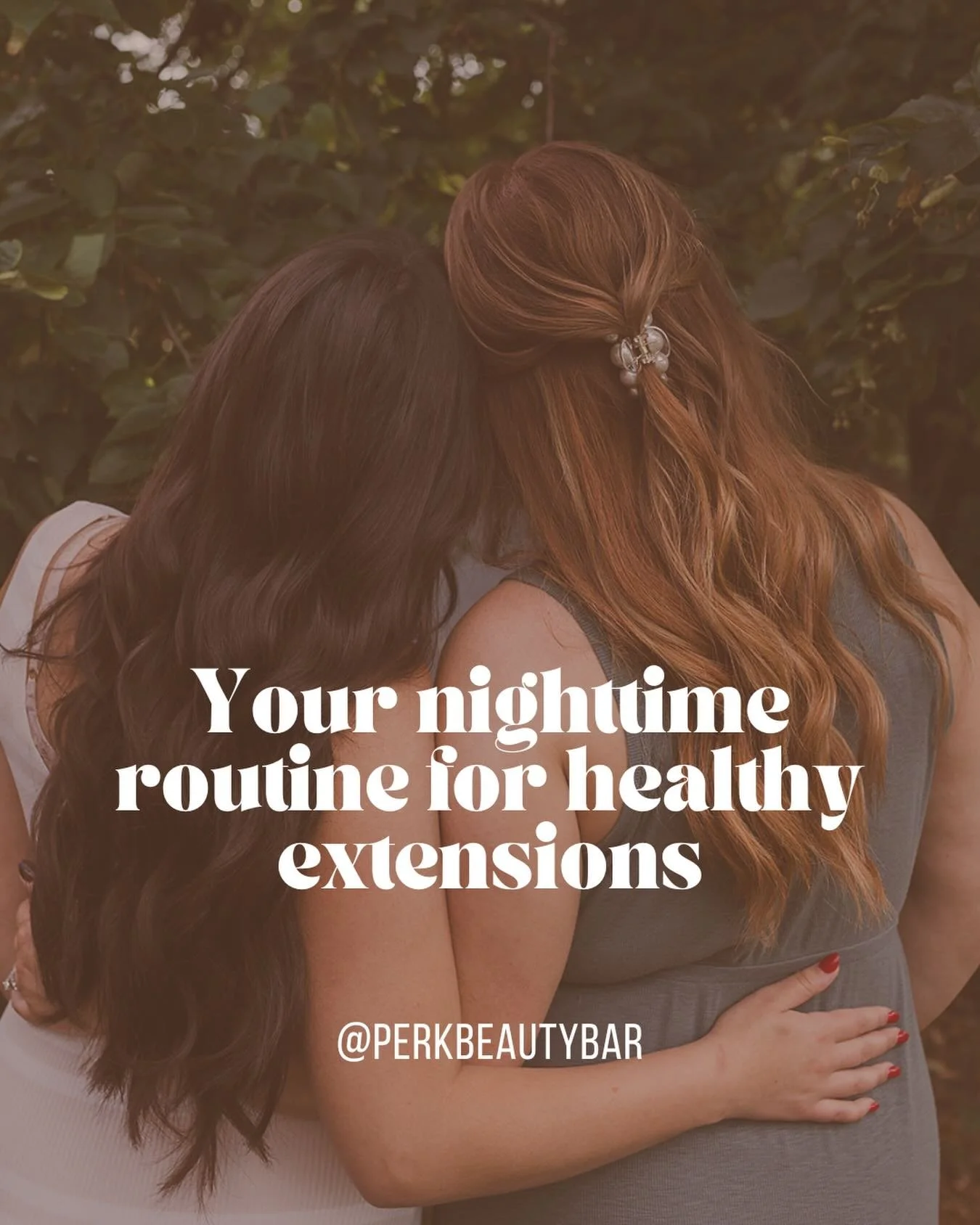 Your night routine matters more than you think 💛

If you want your extensions to stay smooth, healthy, and tangle-free, here&rsquo;s what to do before bed:

✨ Brush your hair to remove any tangles
✨ Apply a hair oil to your ends keep everything hydr