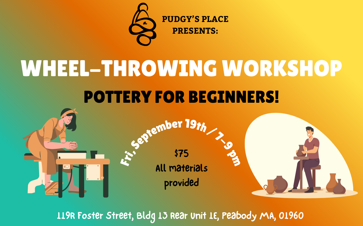 Pottery Workshop - Wheel Throwing! (9/19; 7-9pm) Craft Night
