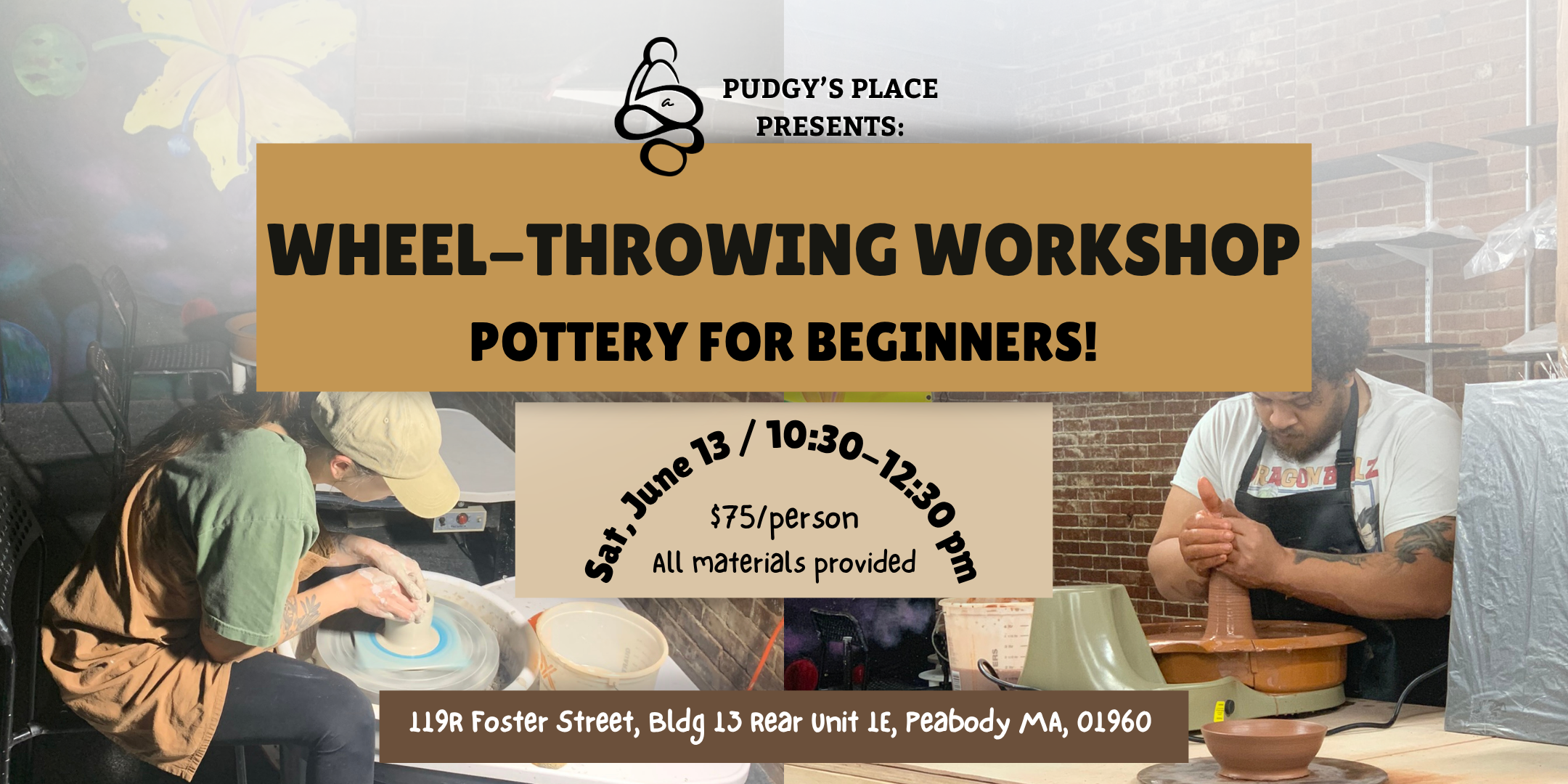 Pottery Workshop - Wheel Throwing! (6/13; 10:30am-12:30pm) Craft Art Day