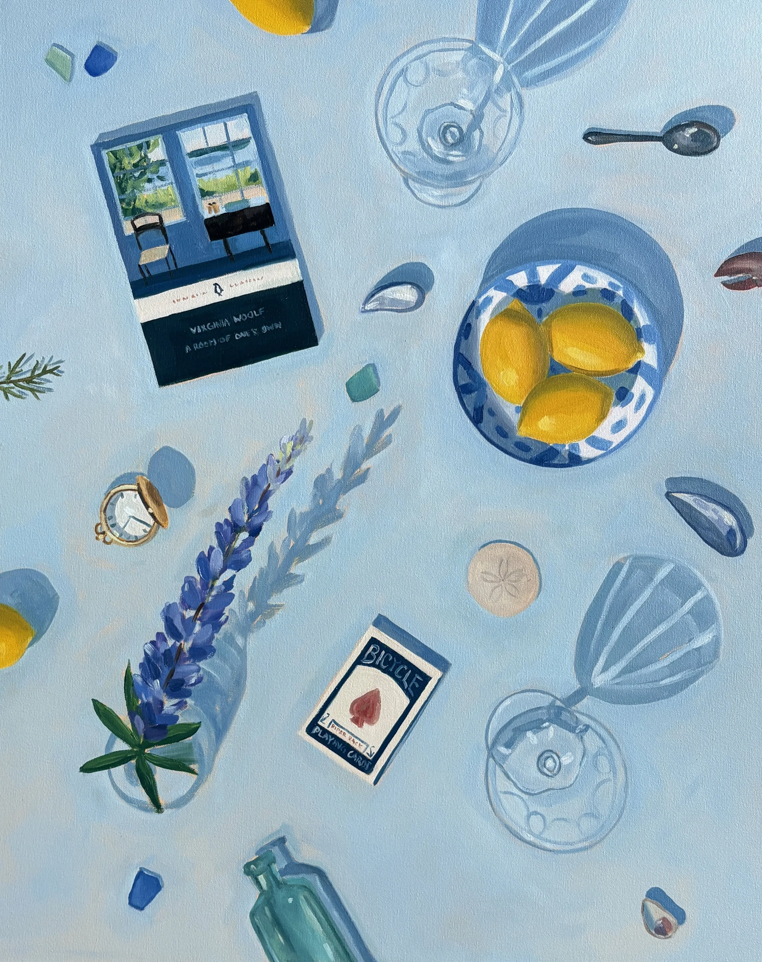 SUMMER TABLE |  oil on canvas | 30” x 24”                     
