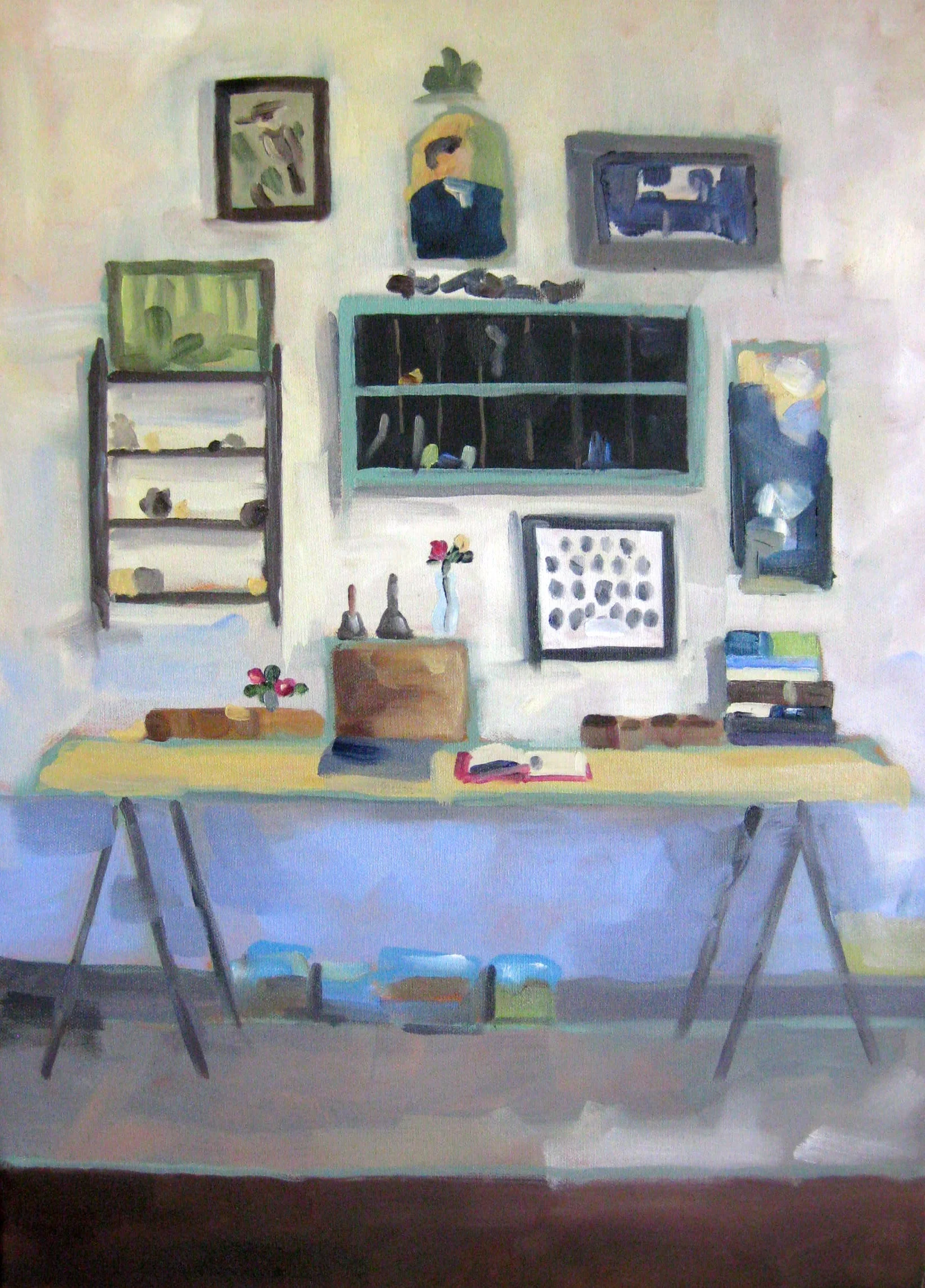 RUPERT’S DESK oil on canvas 20” x 28” 2014
