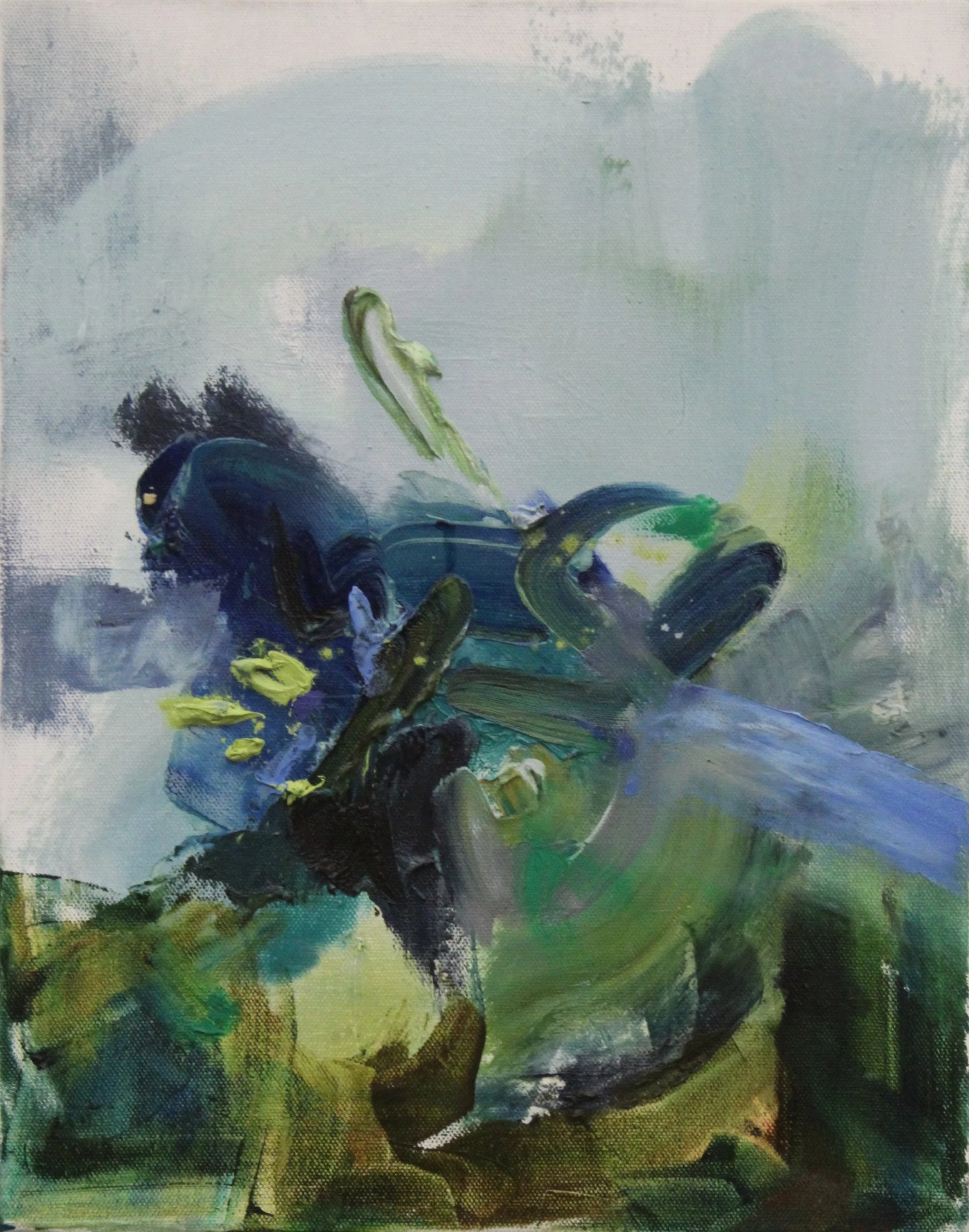WHALE 2 oil on canvas 11” x 14” 2014