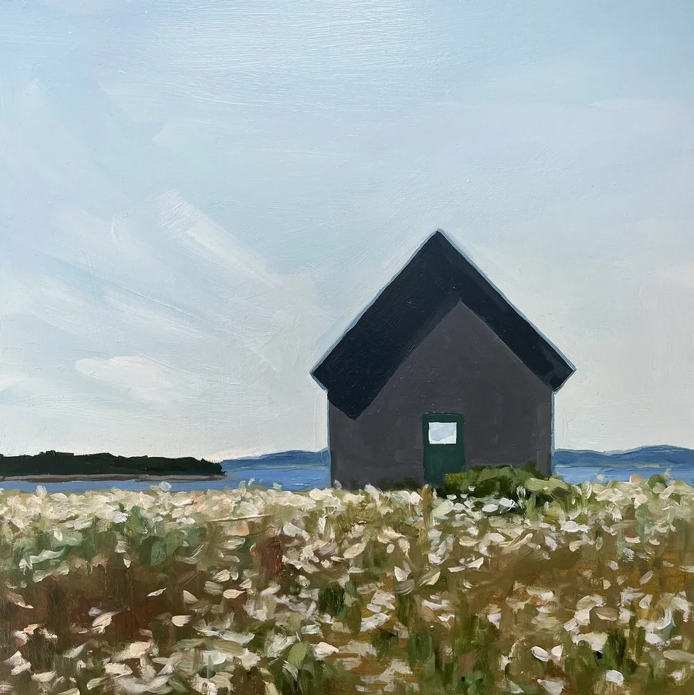 HALF GONE SUMMER | oil on panel | 12” x 12”