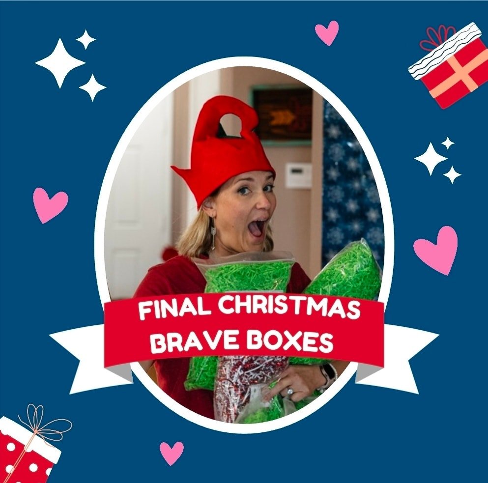 💛 We&rsquo;re Almost There &mdash; Can You Help? 💛

We have nearly 10 Brave Families we&rsquo;d love to bless with a virtual Christmas Brave Box, and we need to raise $2,000 to make it happen. 🎄✨

 DONATE HERE:

https://app.betterunite.com/braveli