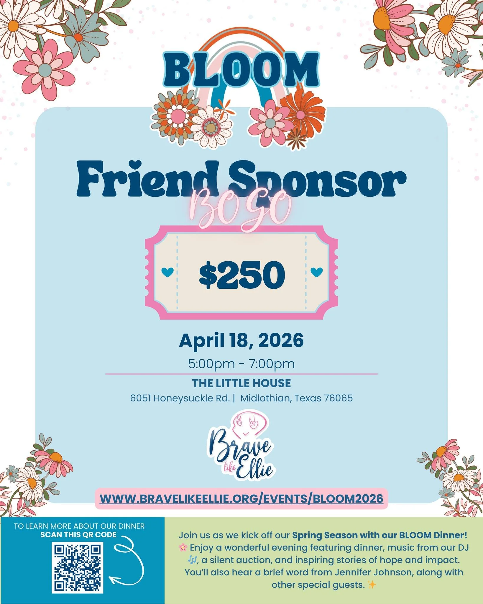 ✨ Limited Time: Friend Sponsorship Offer ✨

Purchase 2 Friend Sponsorships and use code BOGOFRIEND to receive 2 additional tickets&mdash;bringing 4 guests together for a shared evening 💛

⏳ Don&rsquo;t wait&mdash;this offer won&rsquo;t last!

👉 Che