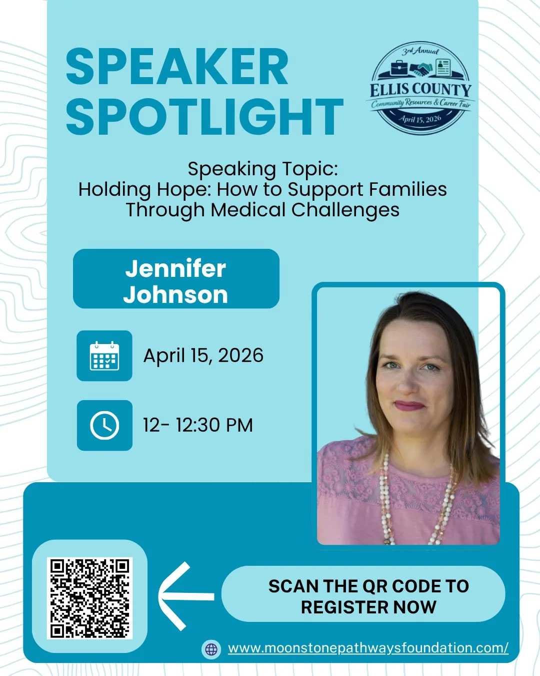 Join Jennifer as she shares Holding Hope: How to Support Families Through Medical Challenges 💛

Come connect with Brave Like Ellie at the Resource &amp; Career Fair&mdash;we&rsquo;d love to meet you! This community event is designed to support job s