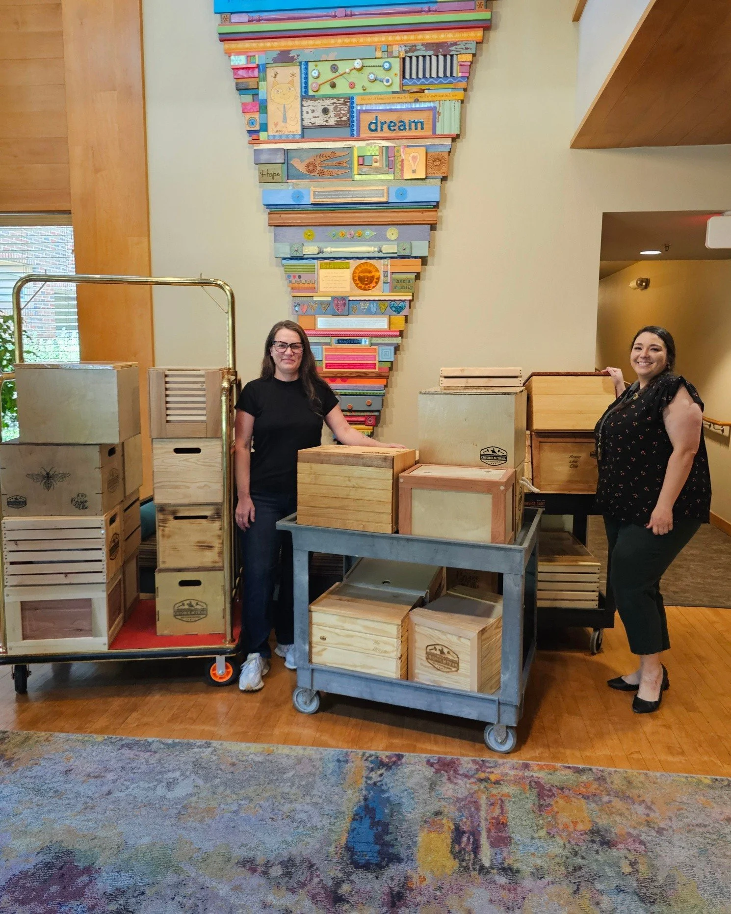 We were so blessed to be able to donate Brave Boxes 📦 to the Ronald McDonald House in Fort Worth today!!! 30 Brave Boxes for families affected by childhood cancer! 

We build Father&rsquo;s Day Boxes on June 4th. If you would like to help us fill an