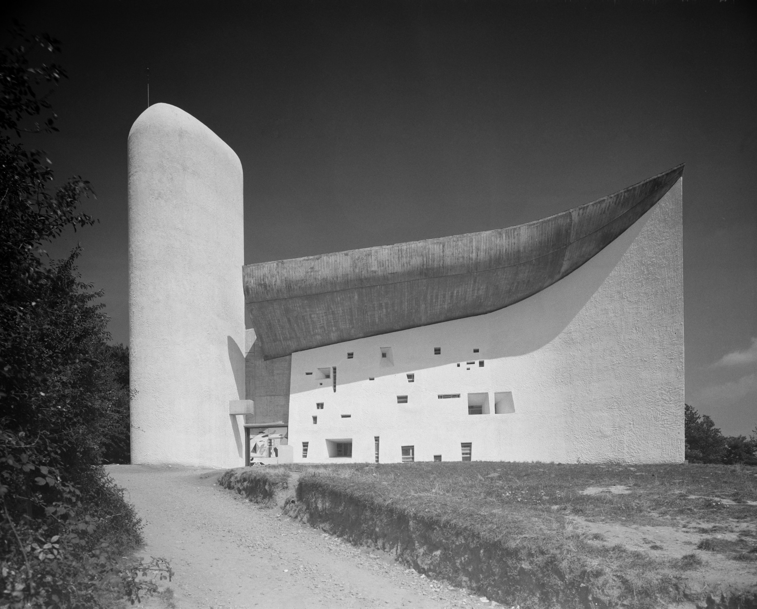 Notre Dame du Haut, Location: Ronchamp, France, Architect: Le Corbusier