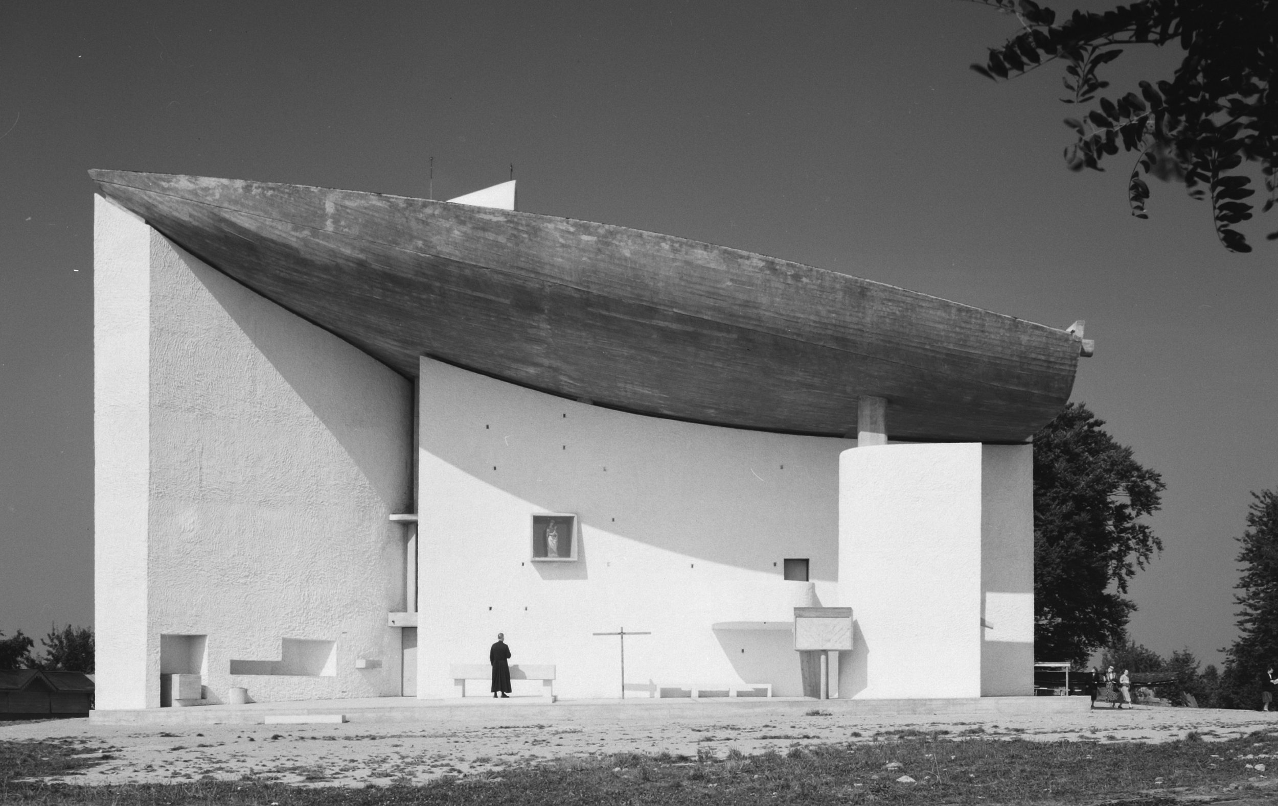Notre Dame du Haut, Location: Ronchamp, France, Architect: Le Corbusier