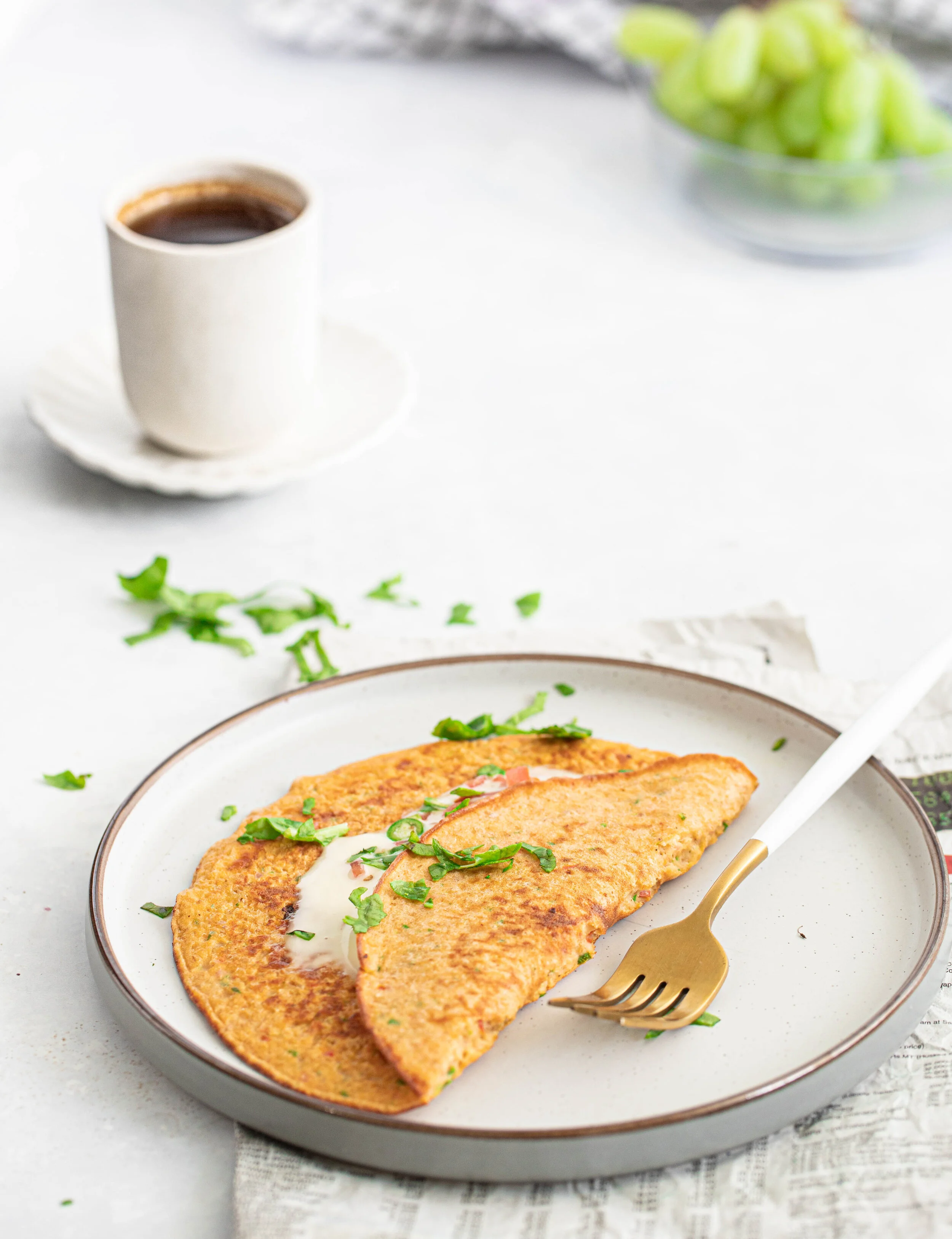 Weight-loss friendly omelette recipe