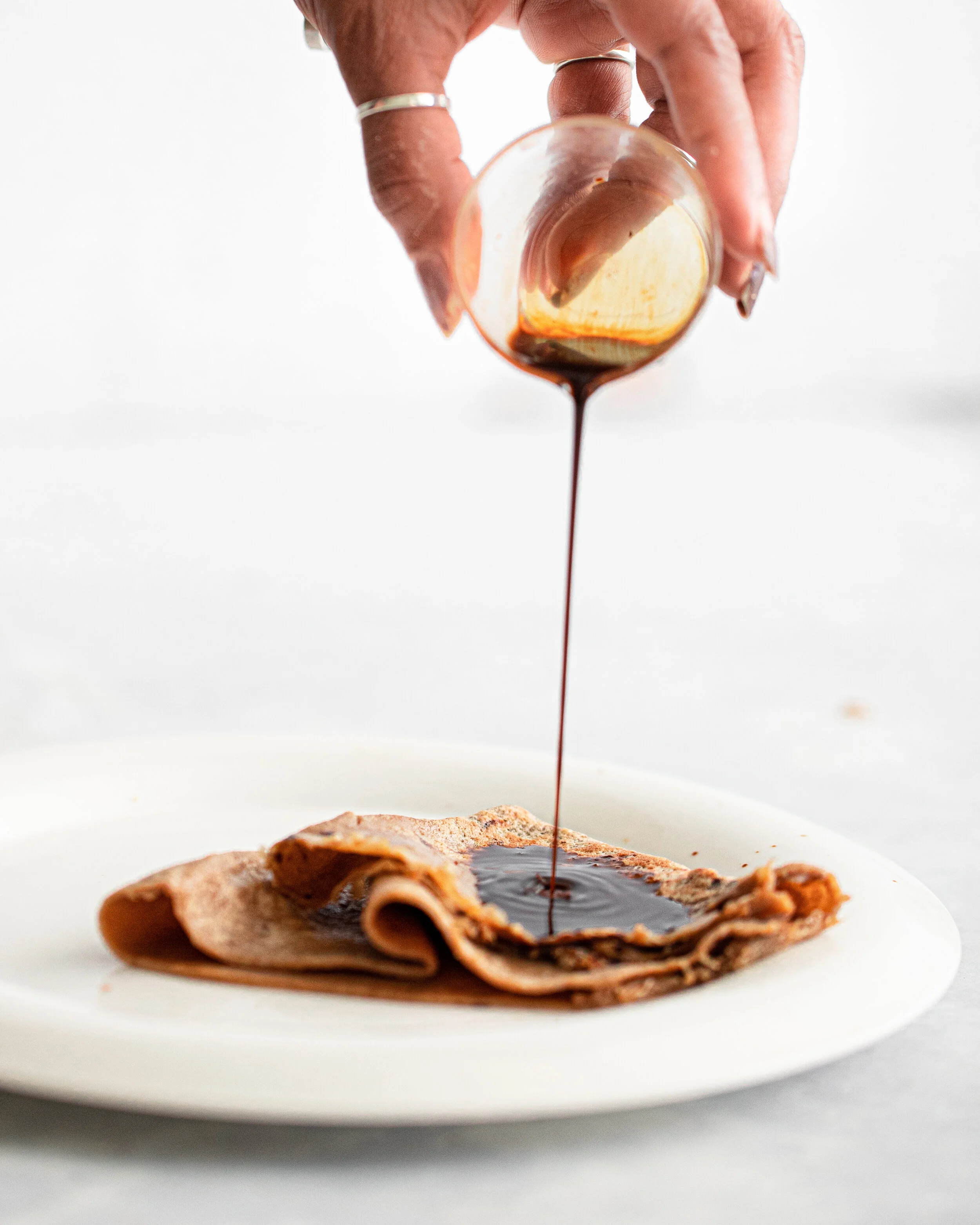 Coffee crepes for coffee lovers