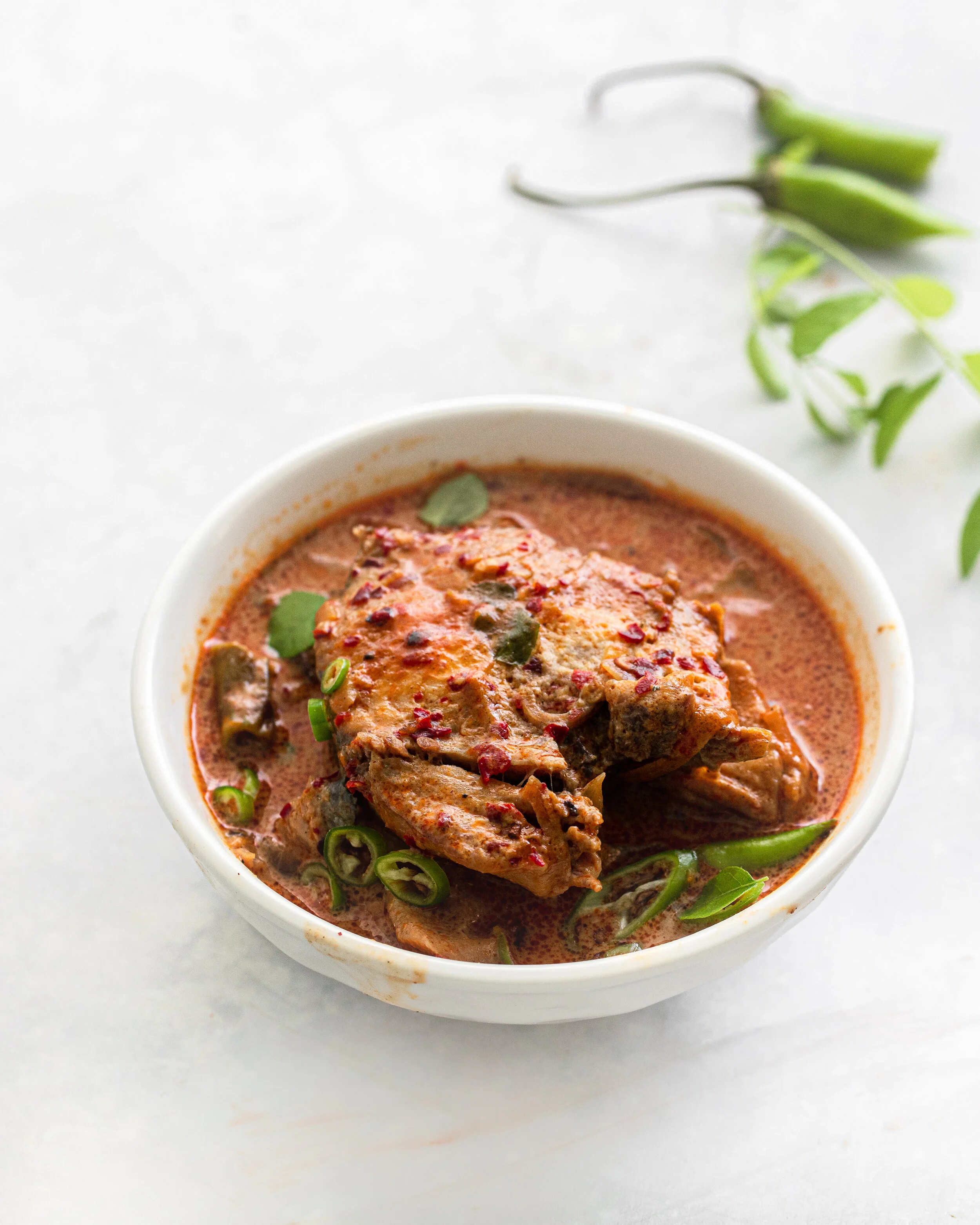 Sri Lankan style king fish curry without oil