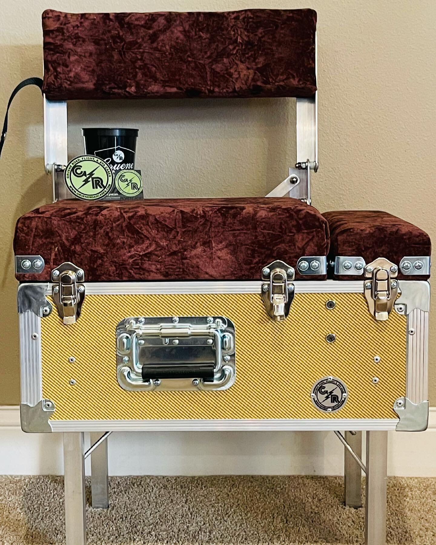 Lacquered Tweed Pedalsteel Seat