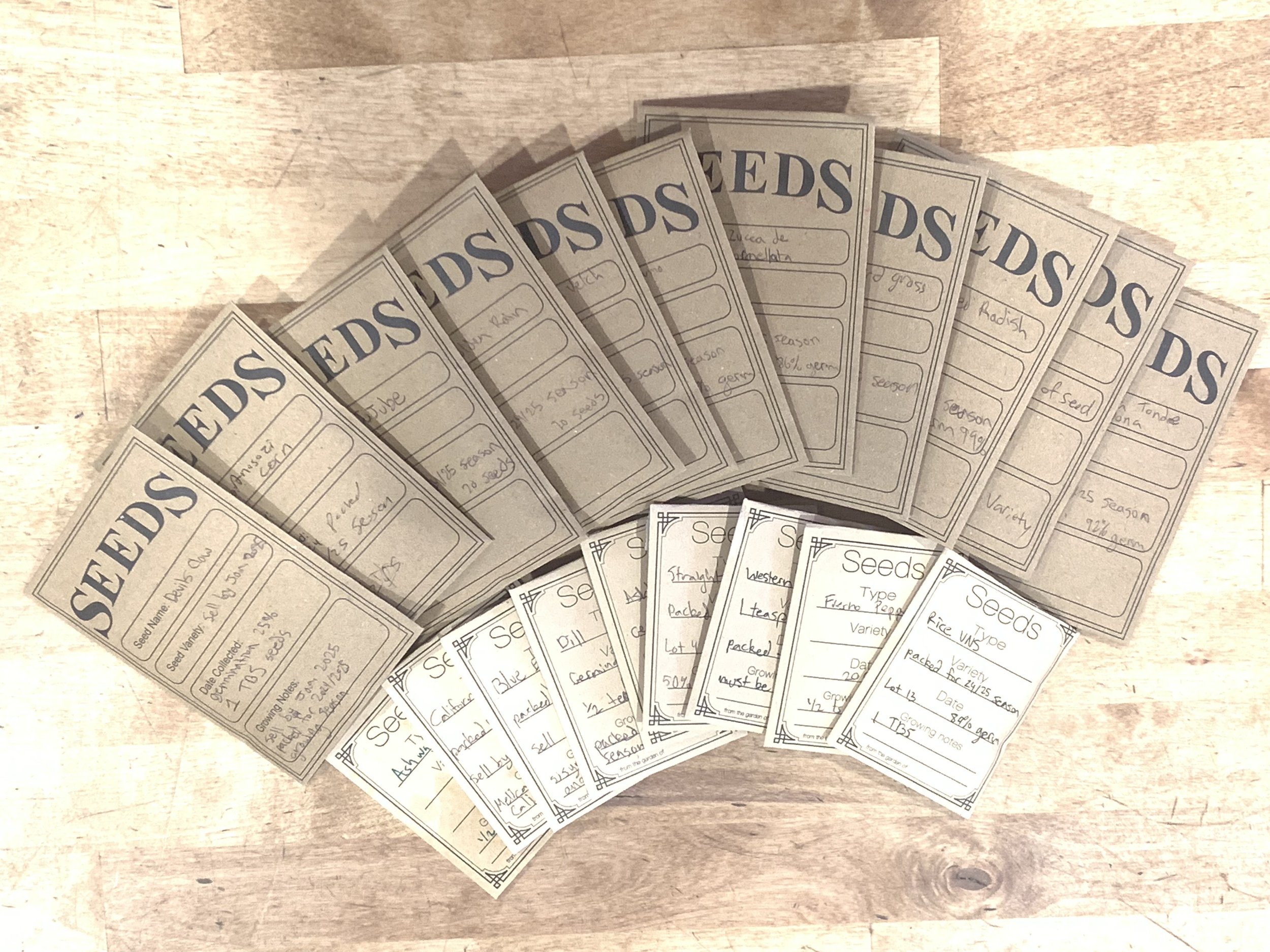 Multi-Pack of Seeds - 20 Varieties