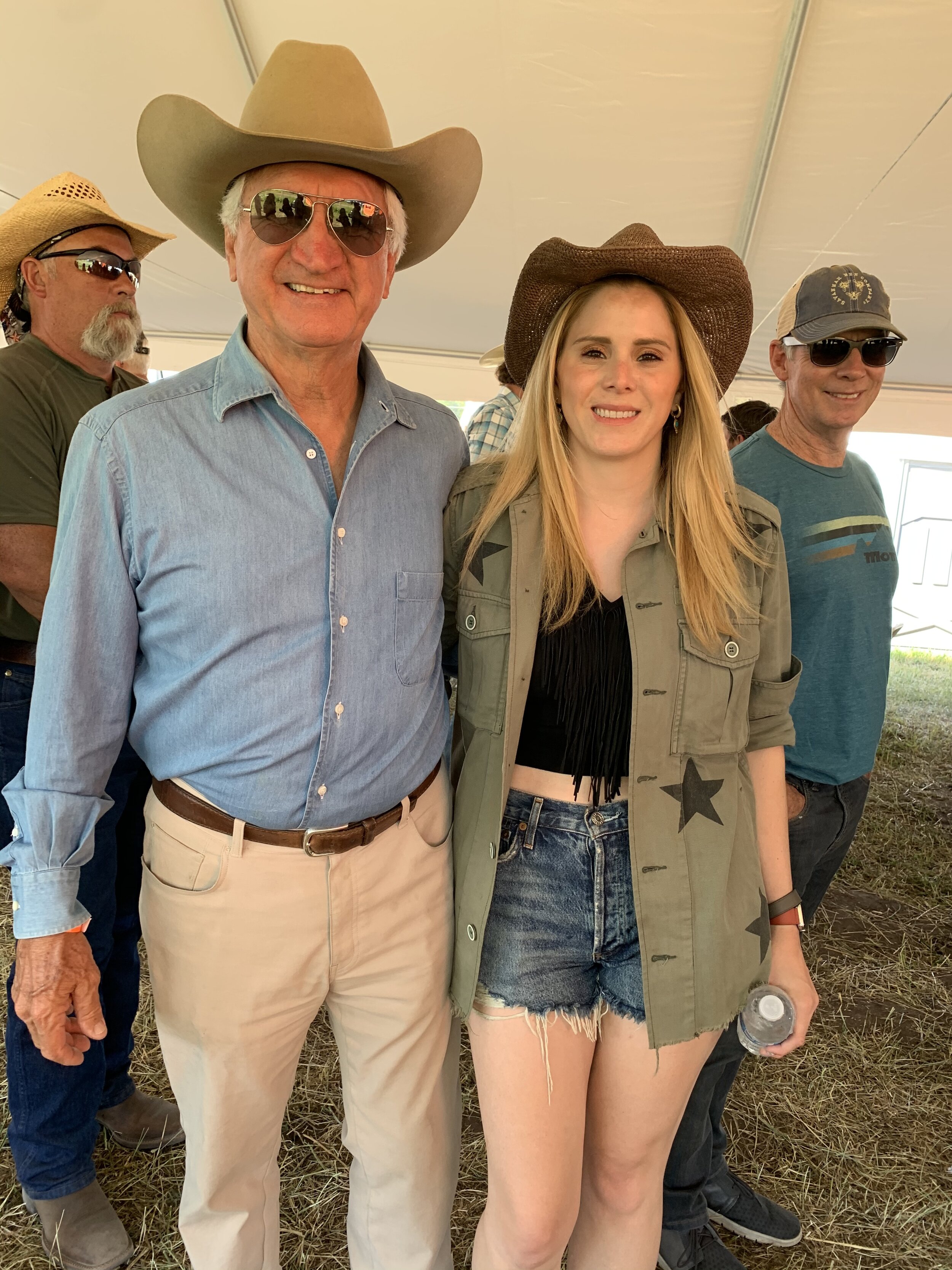  Dad &amp; I enjoying this years Bigfork Rodeo as some of the Kootenai’s VIP guests. Yee-ha! 