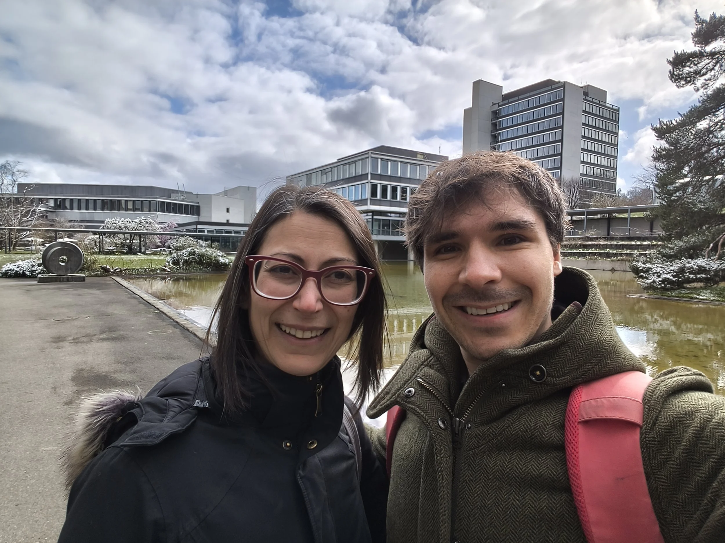 Meeting former Lakadamyali lab member Pablo Gomez Garcia at ETH-Zurich