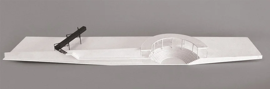 Sectional model of the amphitheatre