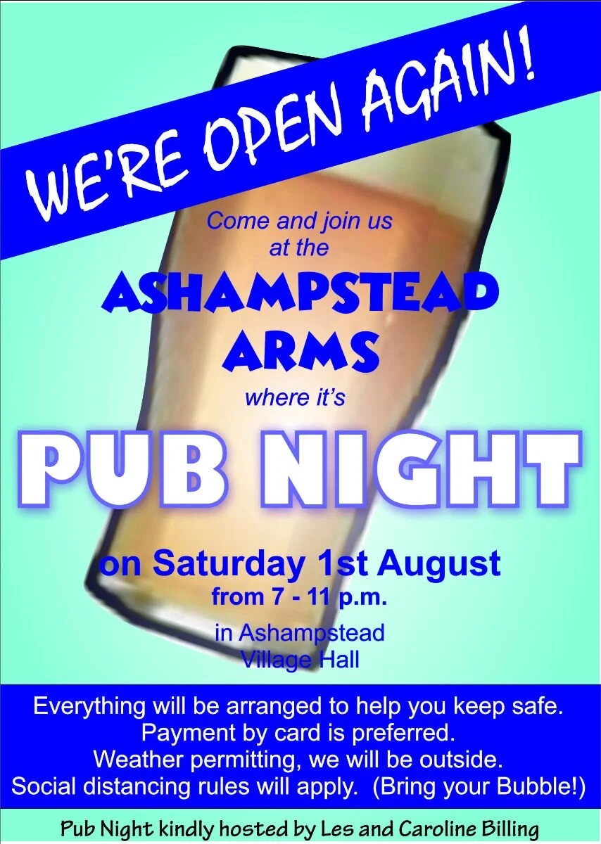 Pub Night the Ashampstead Arms @ Ashampstead Village Hall