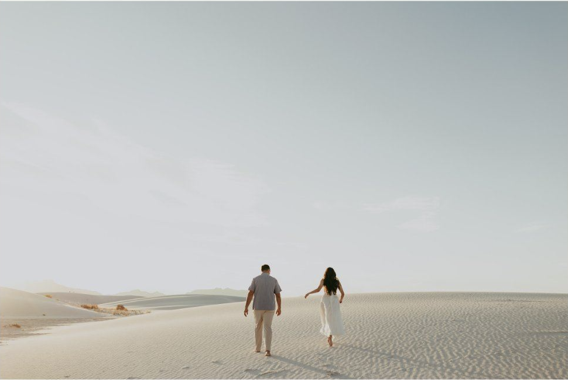 Magical White Sands National Park Engagement Session: Reagan &amp; Mike