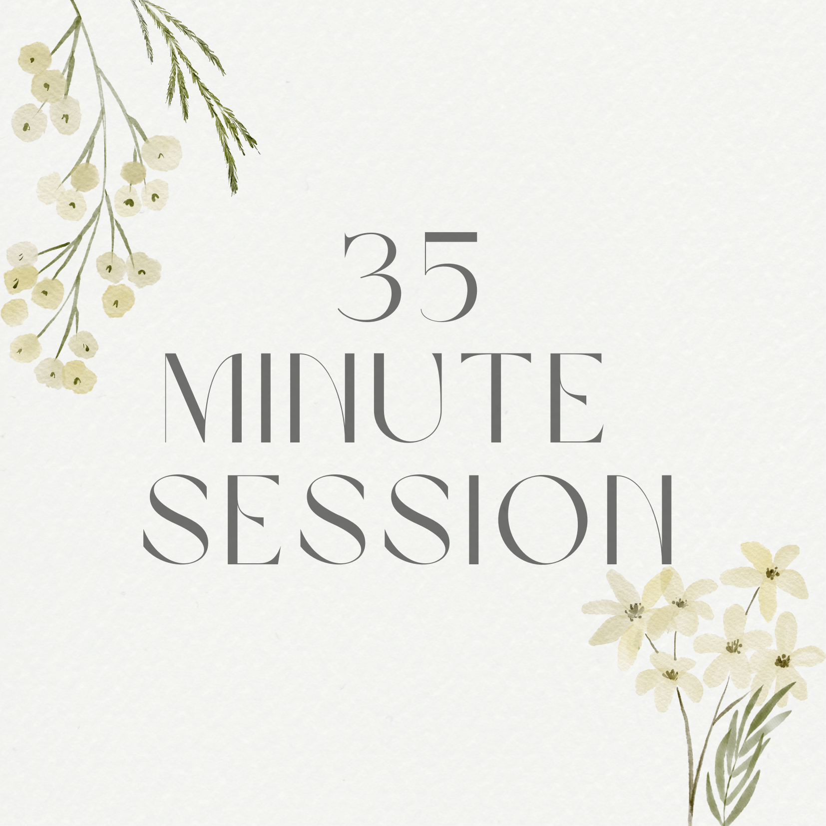 Session of choice - 35 minutes Gift Certificate