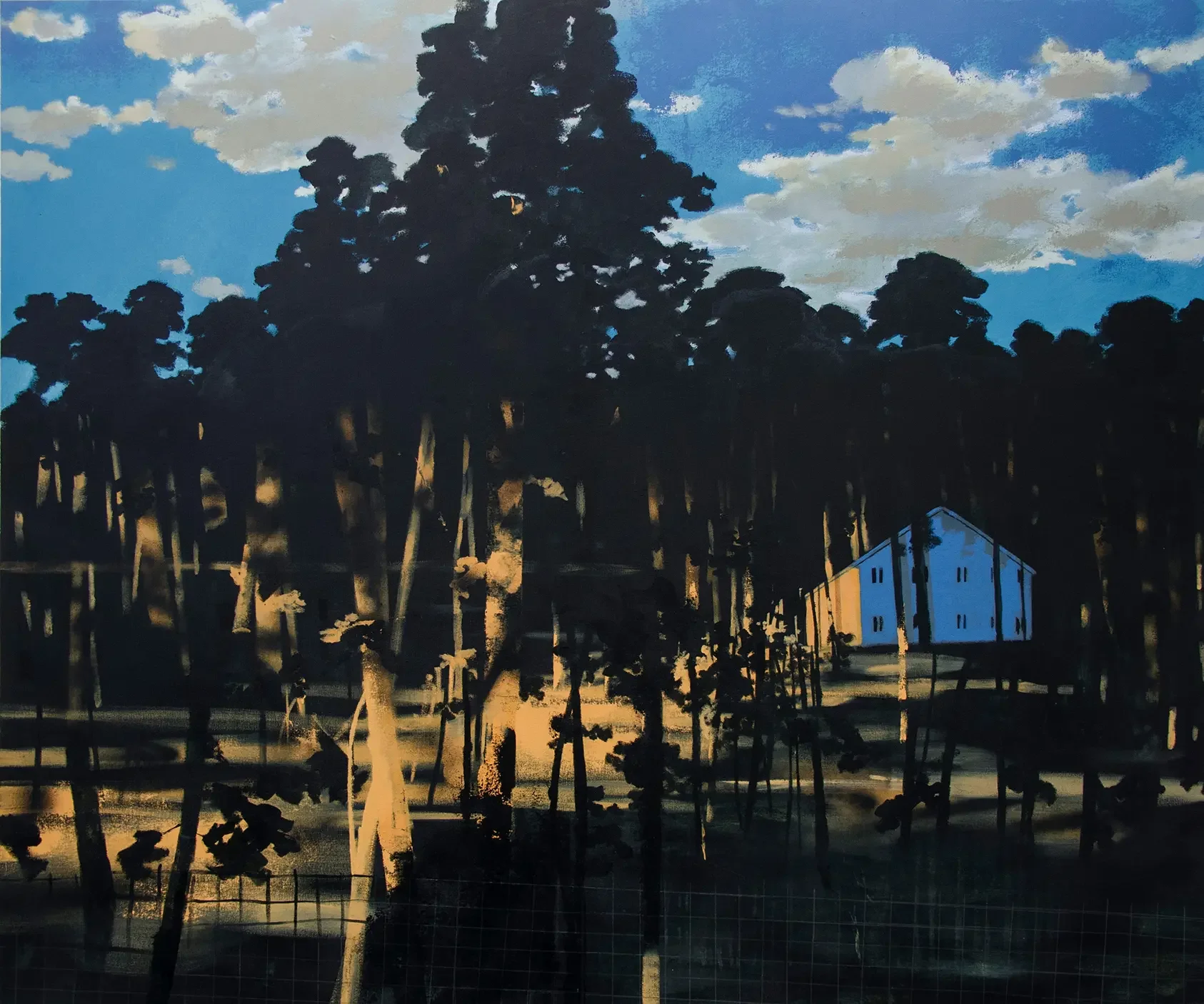 Refugee Camp, 2020 acrylic on linen, 169 x 197.5 cm