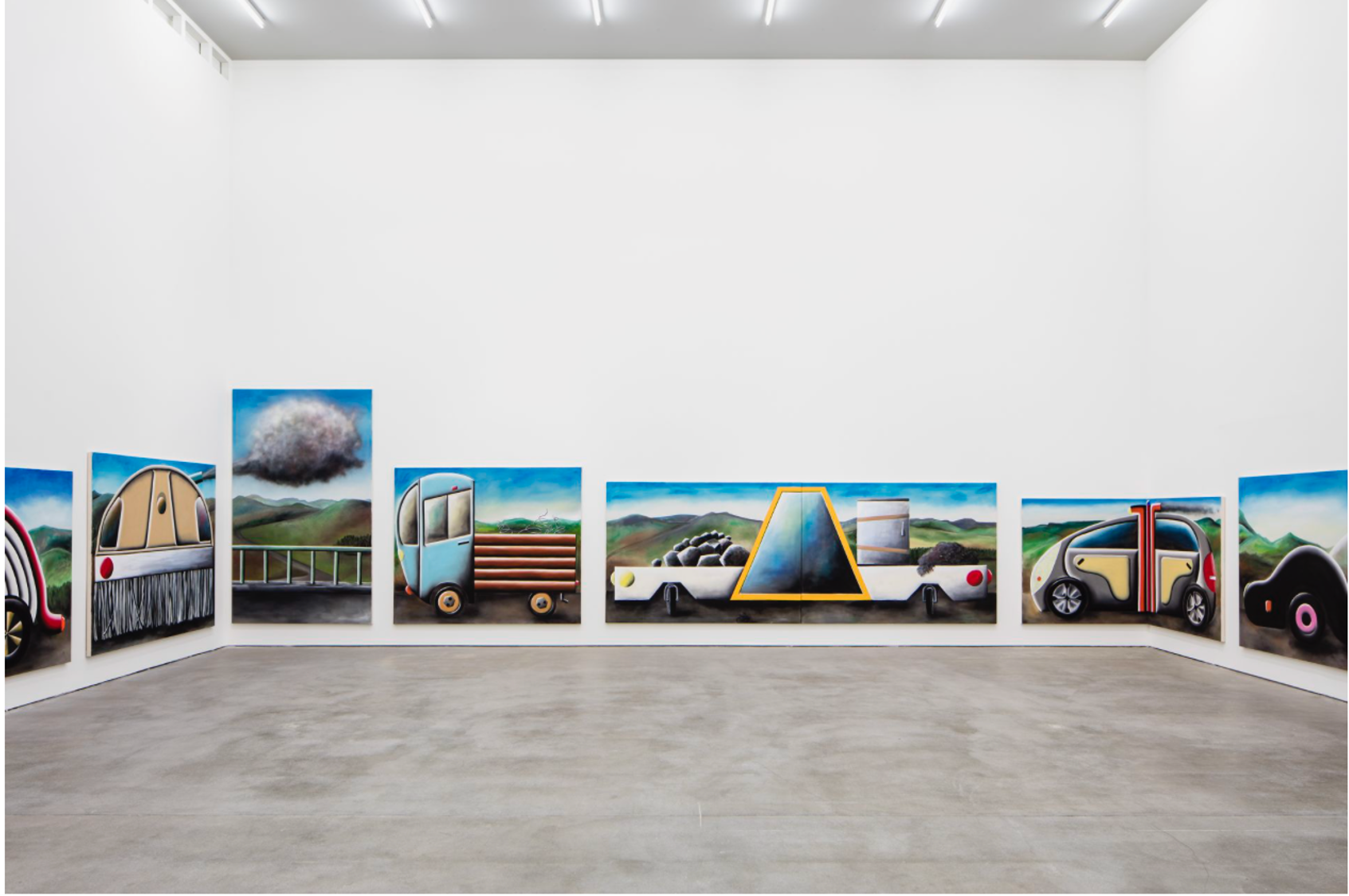 Installation view 'Stau', Sprüth Magers, Berlin, 2015. (Copy)