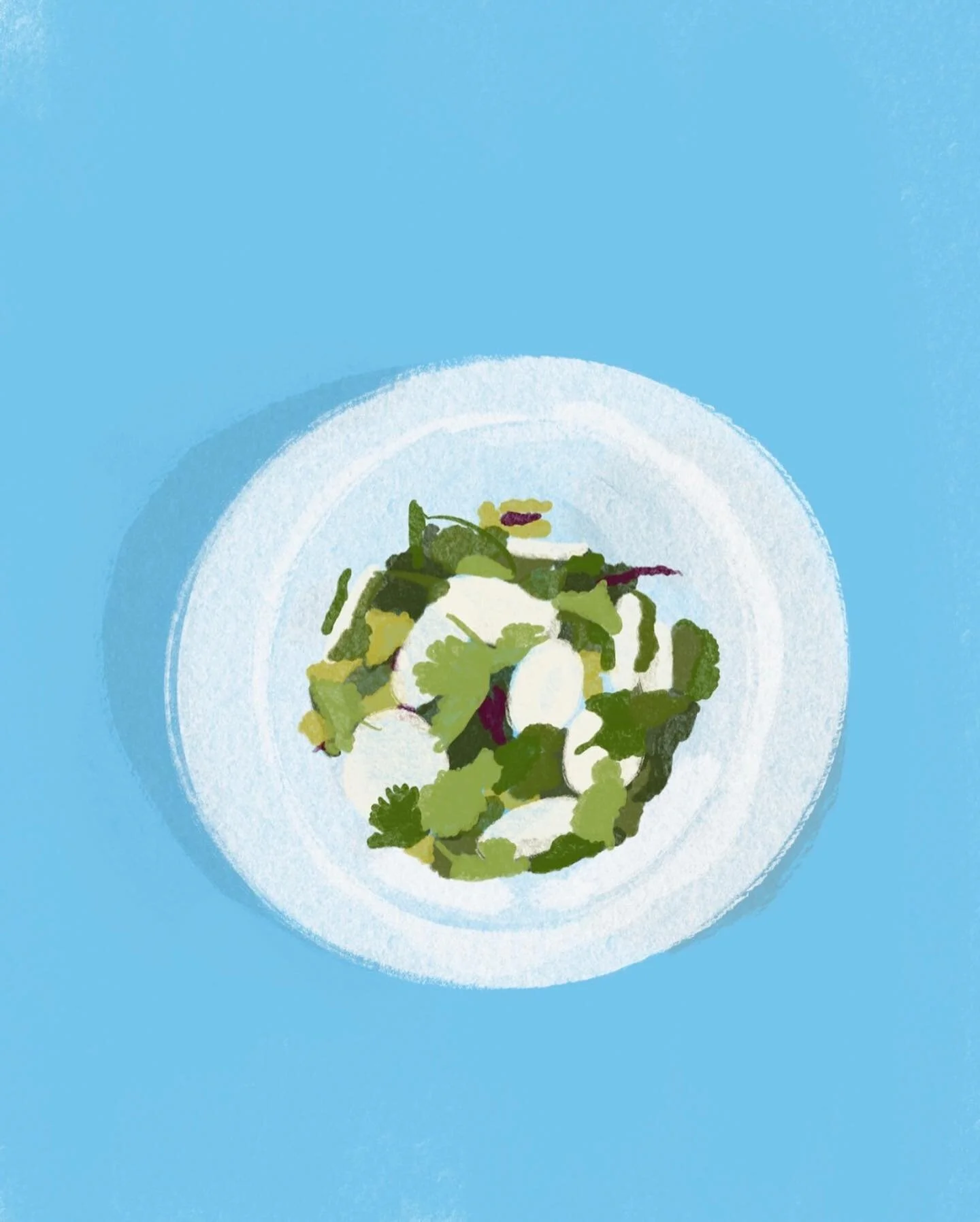 just something therapeutic about sketching good food + drinks